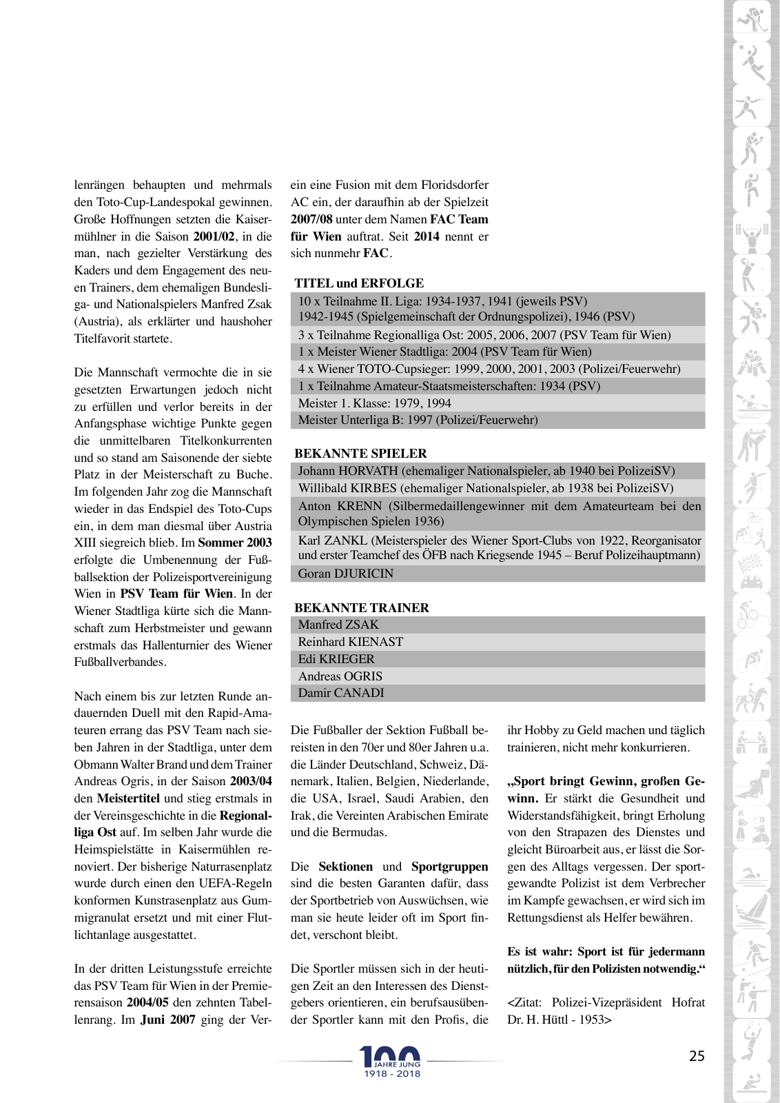 Vorschau Festschrift 100 Jahre PSV-Wien Seite 23
