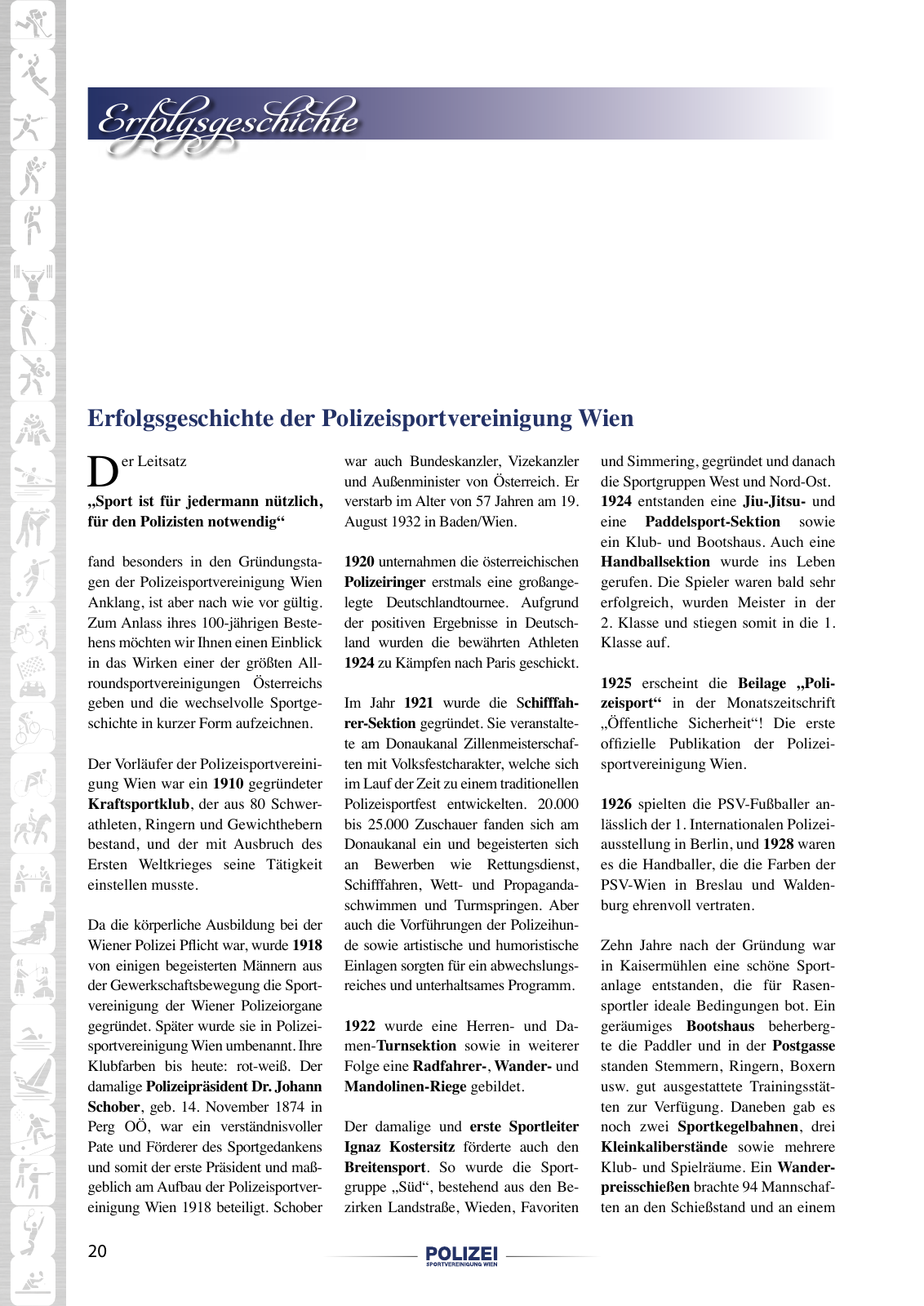 Vorschau Festschrift 100 Jahre PSV-Wien Seite 18