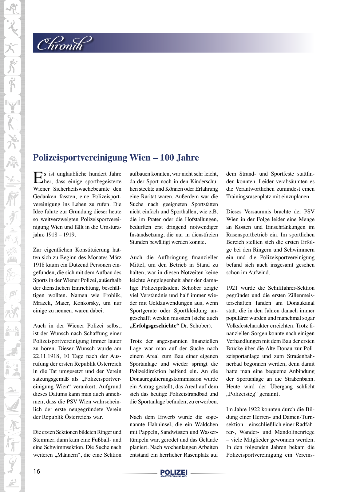 Vorschau Festschrift 100 Jahre PSV-Wien Seite 14