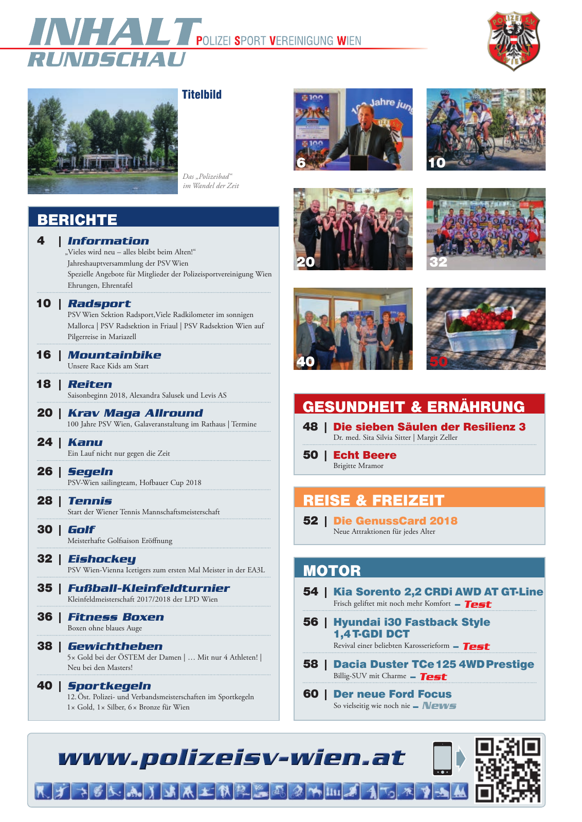 Vorschau Rundschau Polizei Sport 05-06/2018 Seite 3