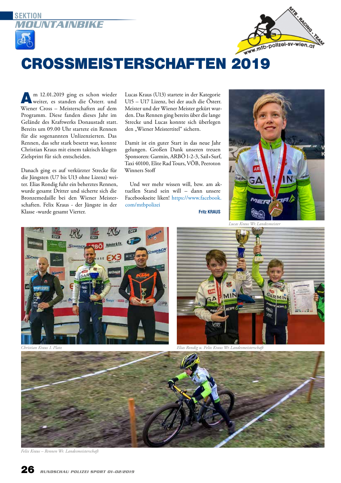 Vorschau Rundschau Polizei Sport 01-02/2019 Seite 26