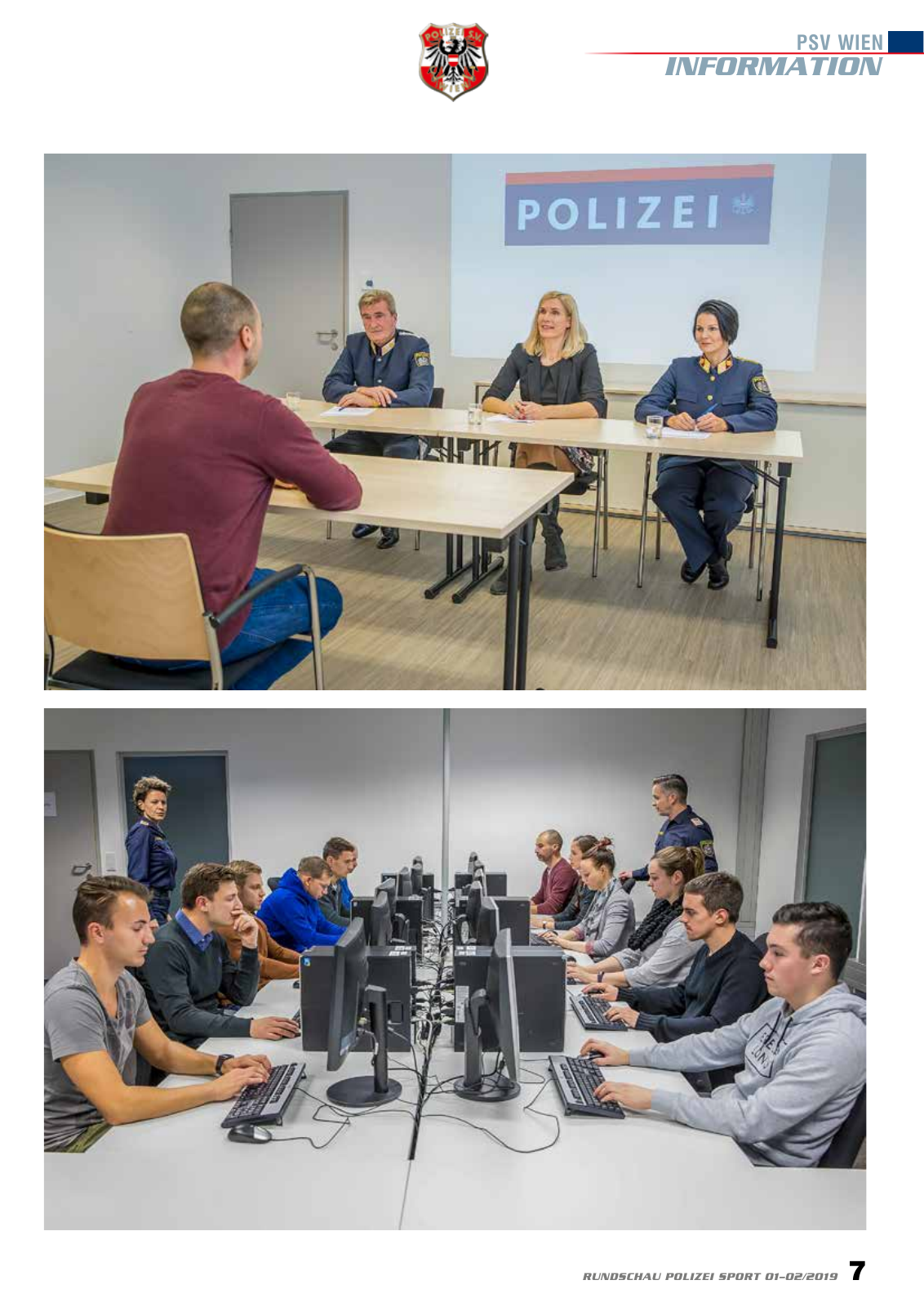 Vorschau Rundschau Polizei Sport 01-02/2019 Seite 7
