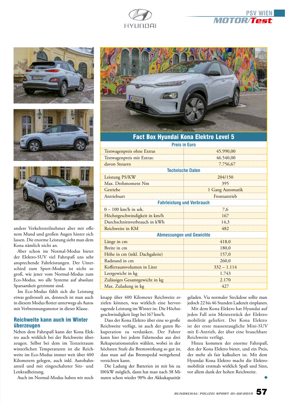 Vorschau Rundschau Polizei Sport 01-02/2019 Seite 57