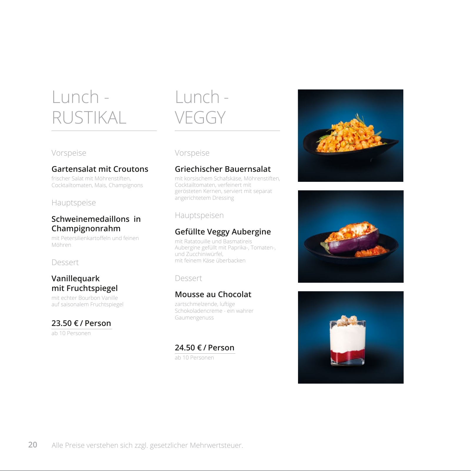 Vorschau Catering Katalog - Businesskunden 2020 Seite 20
