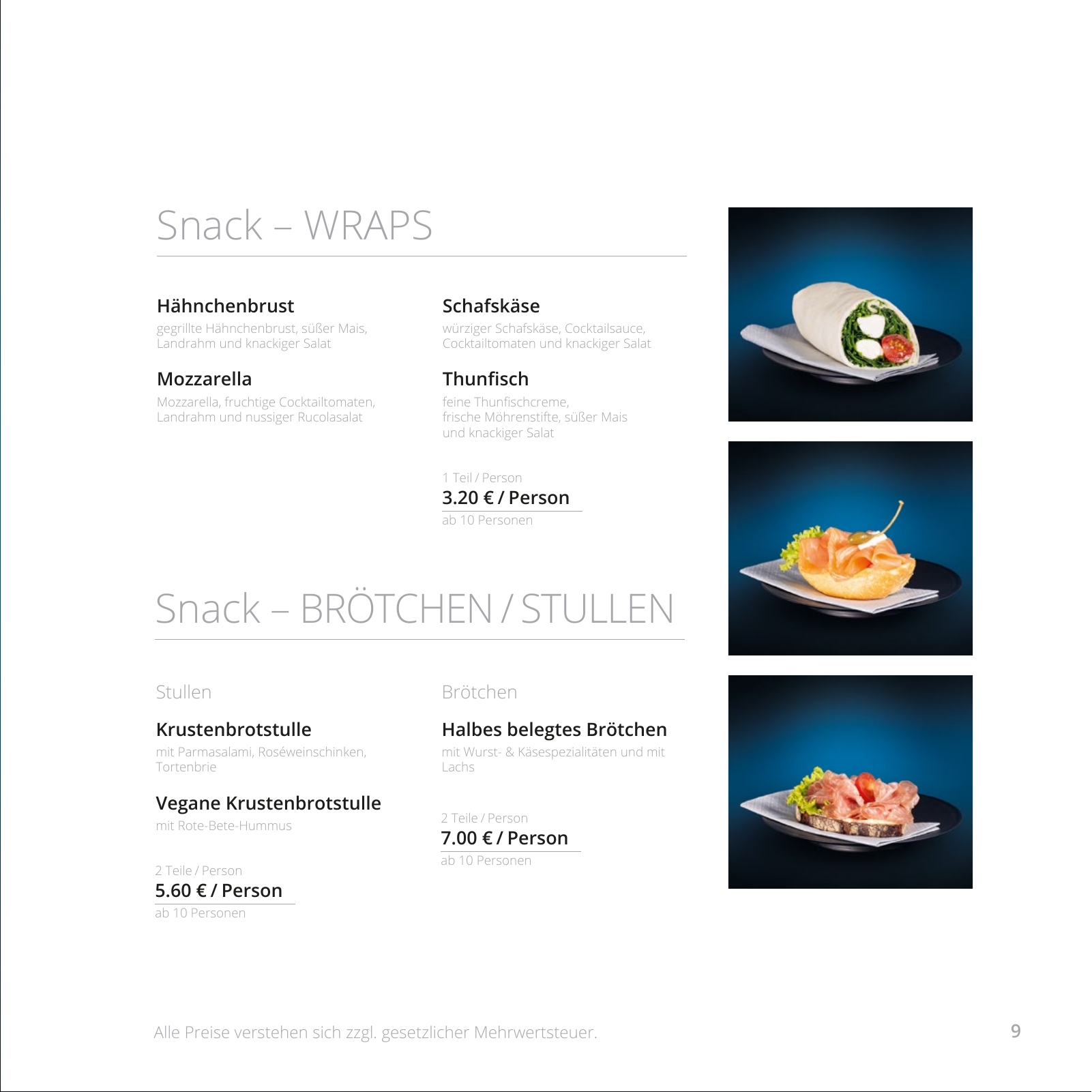 Vorschau Catering Katalog - Businesskunden 2020 Seite 9