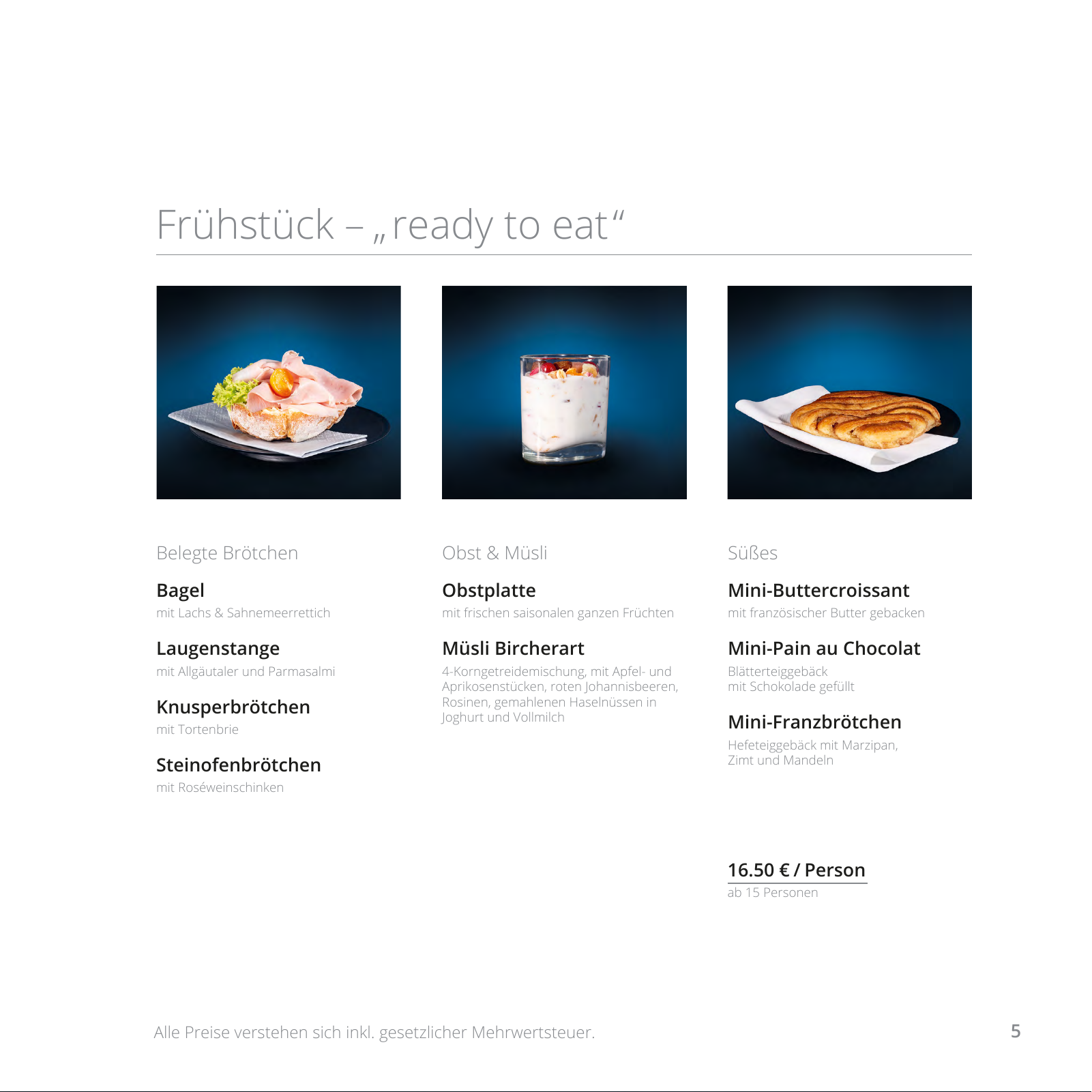 Vorschau Catering Katalog - Privat 2020 Seite 5