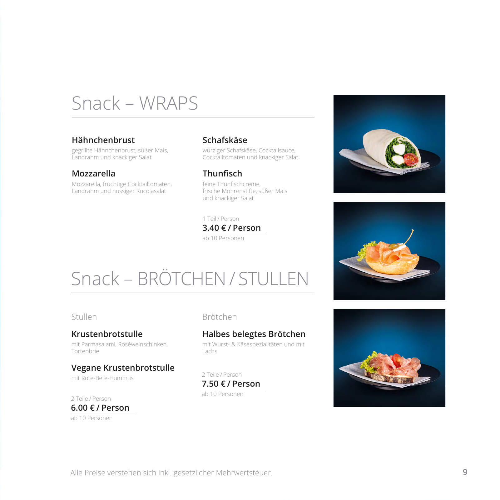 Vorschau Catering Katalog - Privat 2020 Seite 9