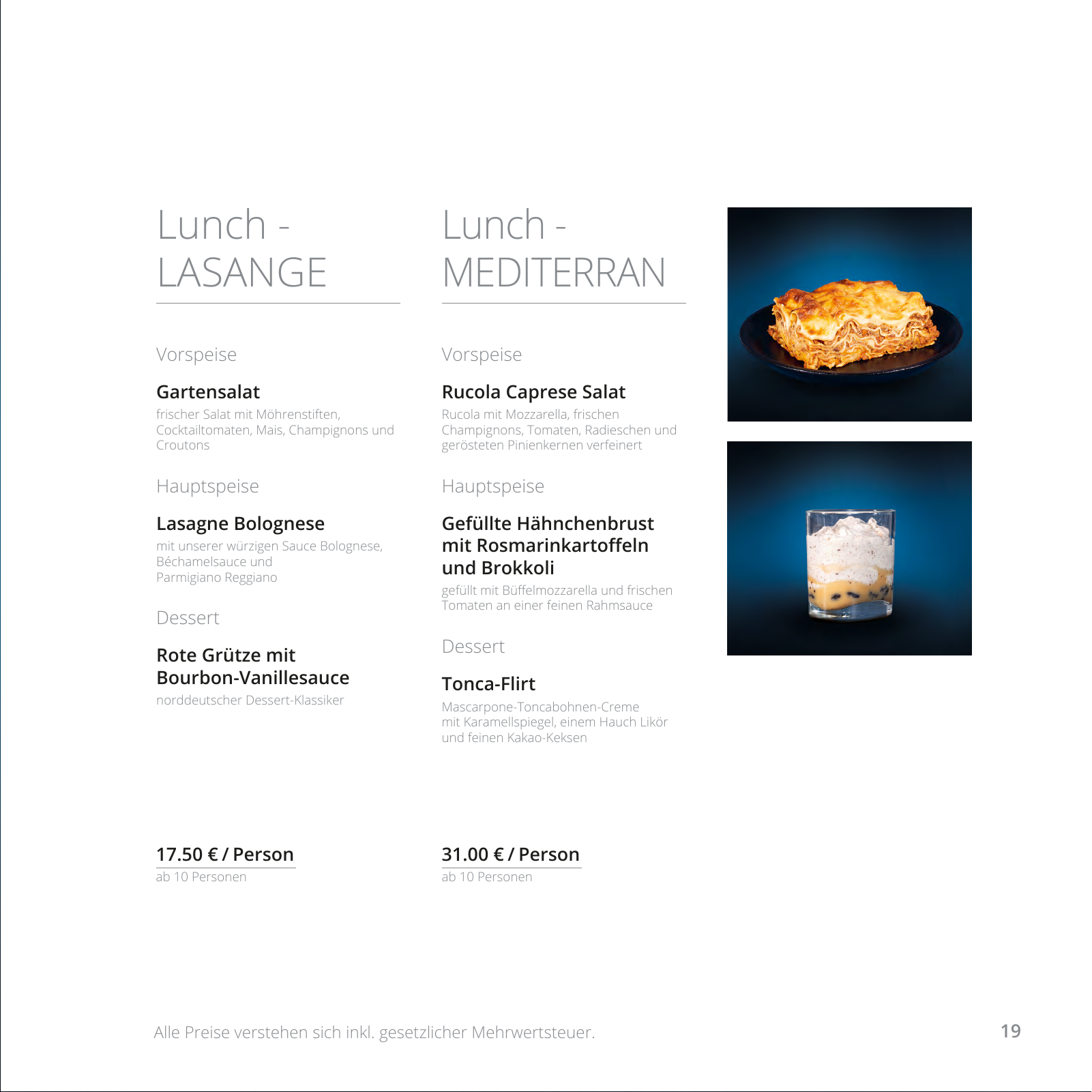 Vorschau Catering Katalog - Privat 2020 Seite 19