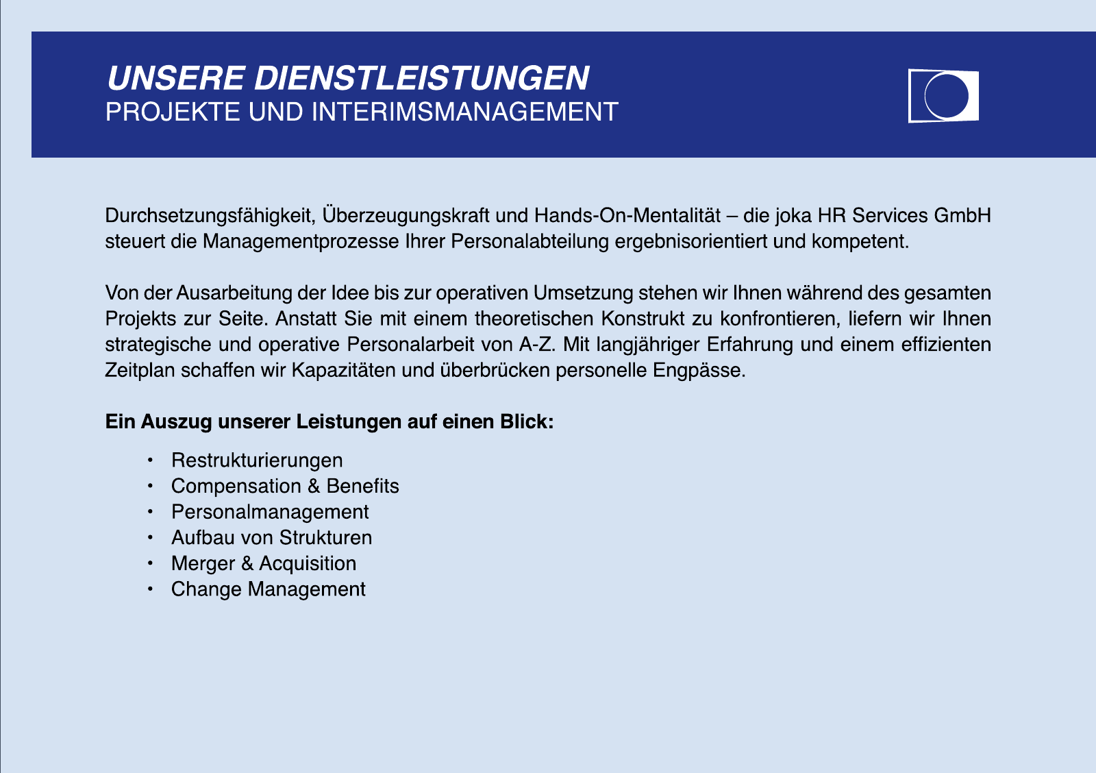 Vorschau joka HR Service GmbH - Unser Unternehmen Seite 13