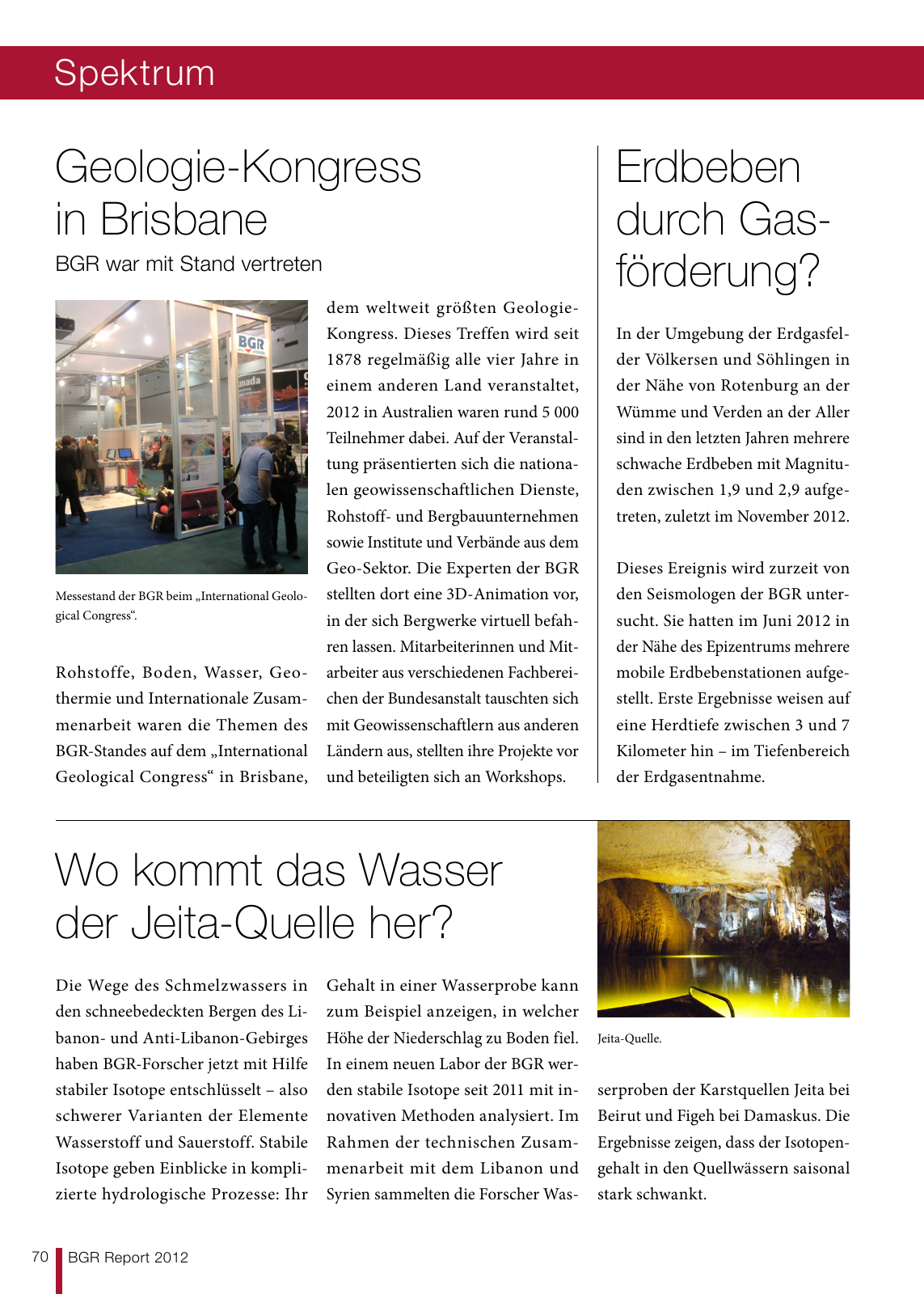Vorschau BGR Report 2013 Seite 70