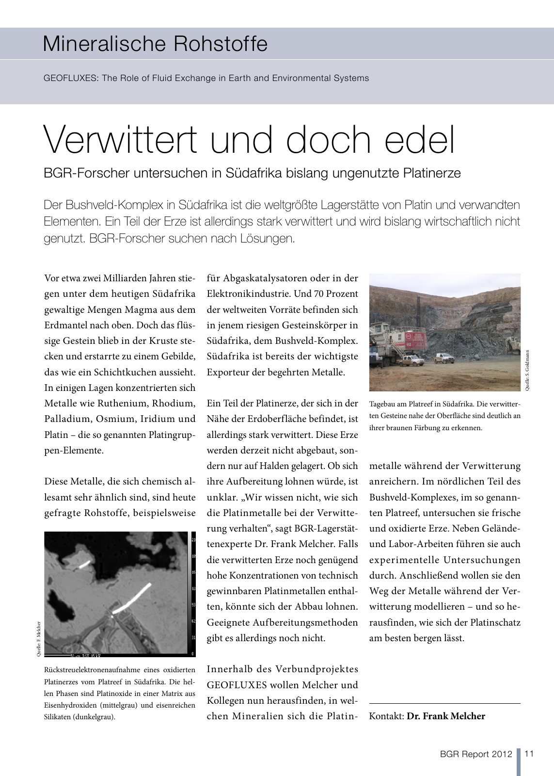 Vorschau BGR Report 2013 Seite 11