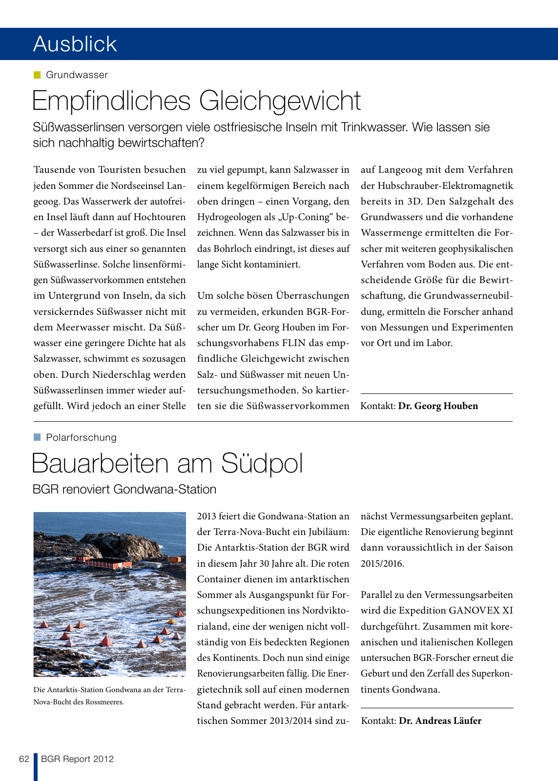 Vorschau BGR Report 2013 Seite 62