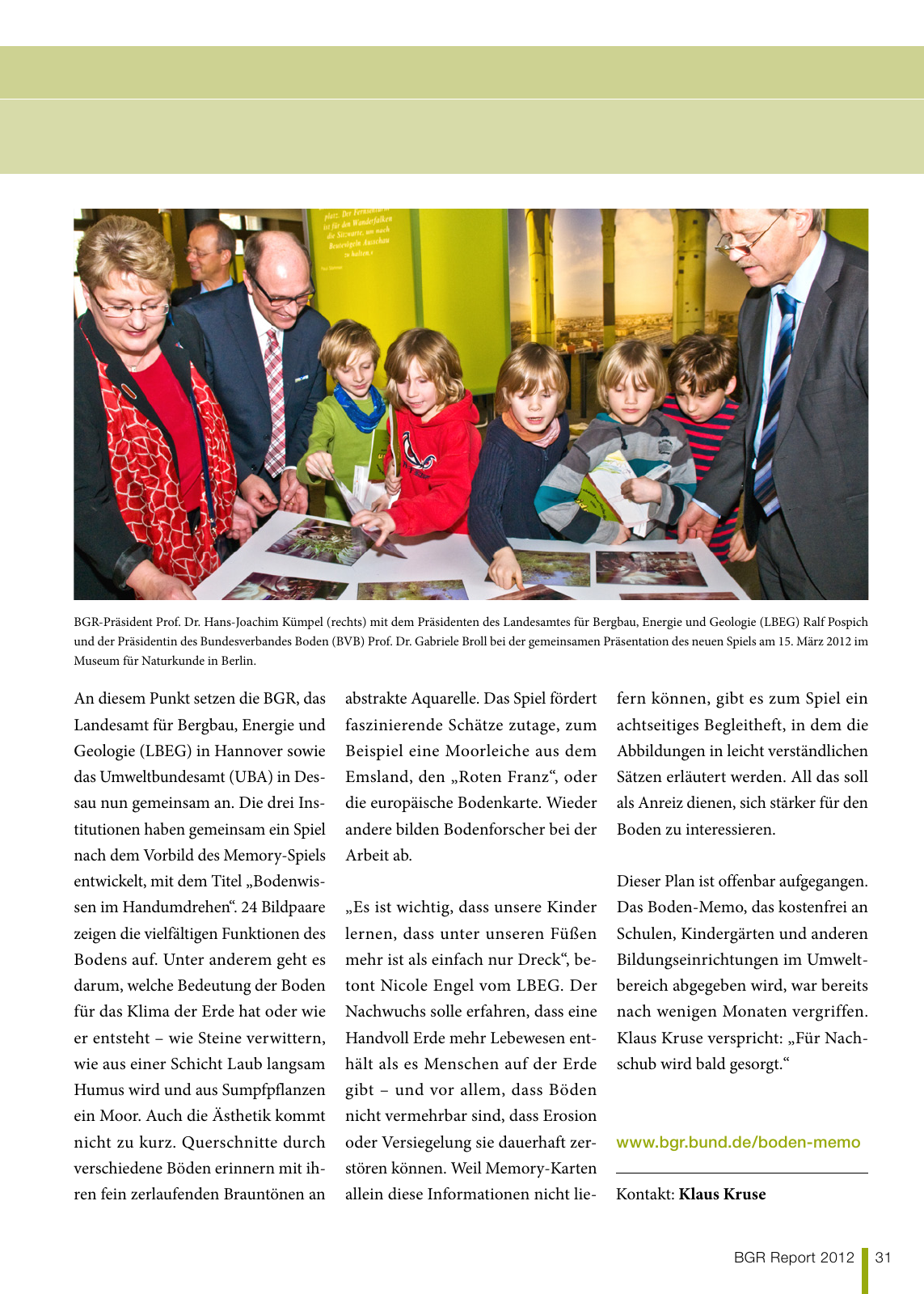 Vorschau BGR Report 2013 Seite 31