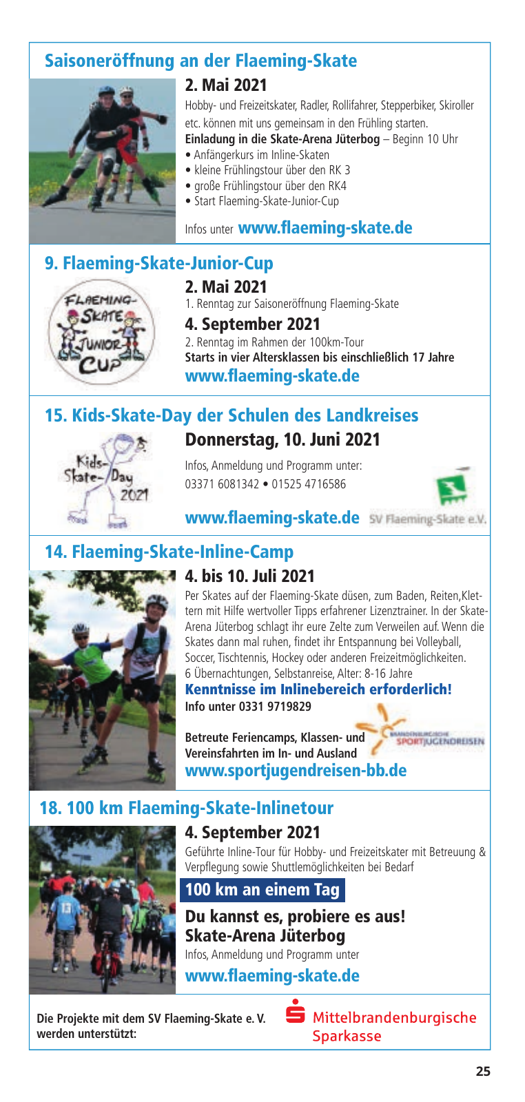 Vorschau Flaeming-Skate Broschüre 2021-2022 Seite 27