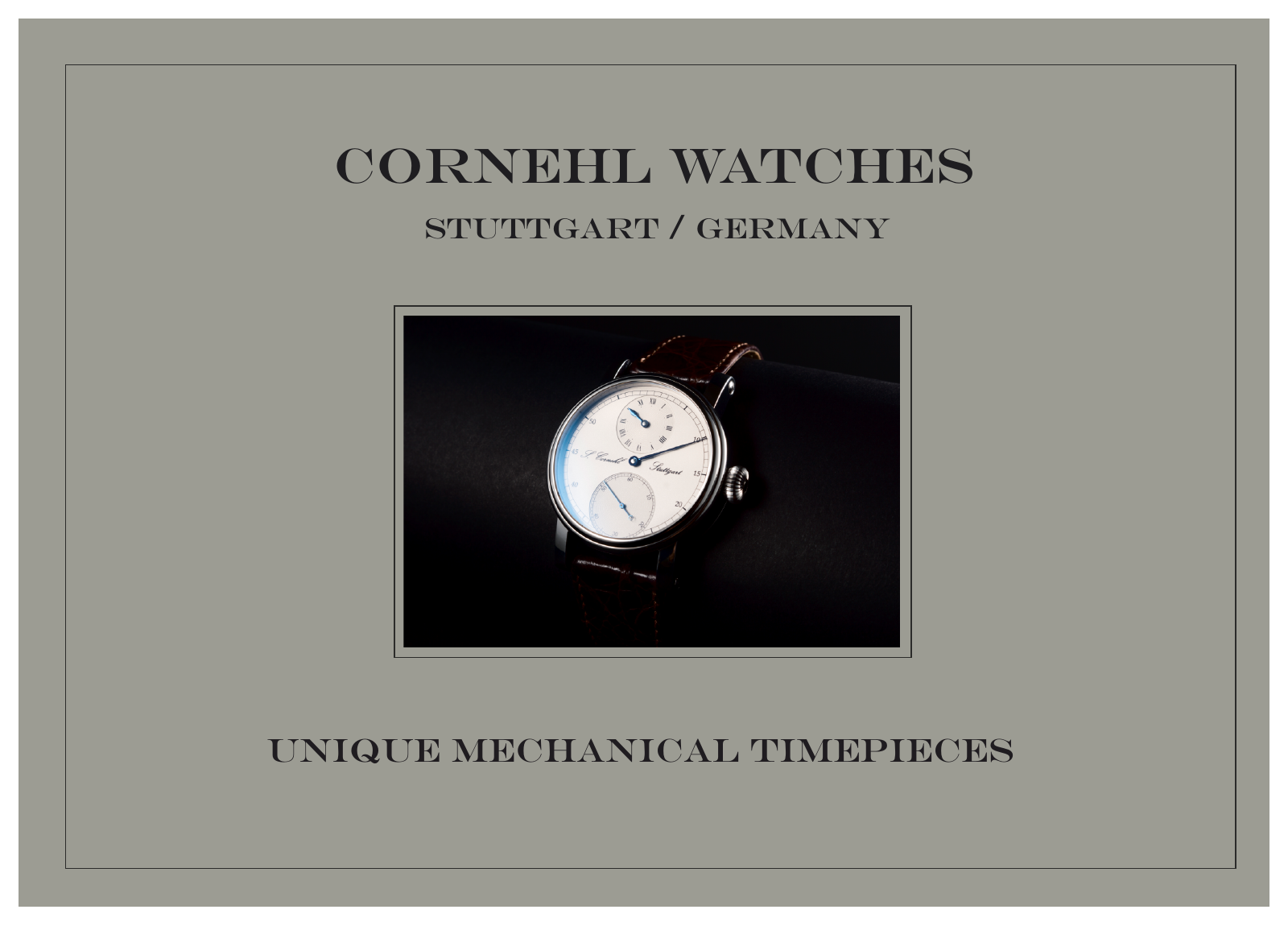 Vorschau Cornehl Watches Catalogue English Seite 1