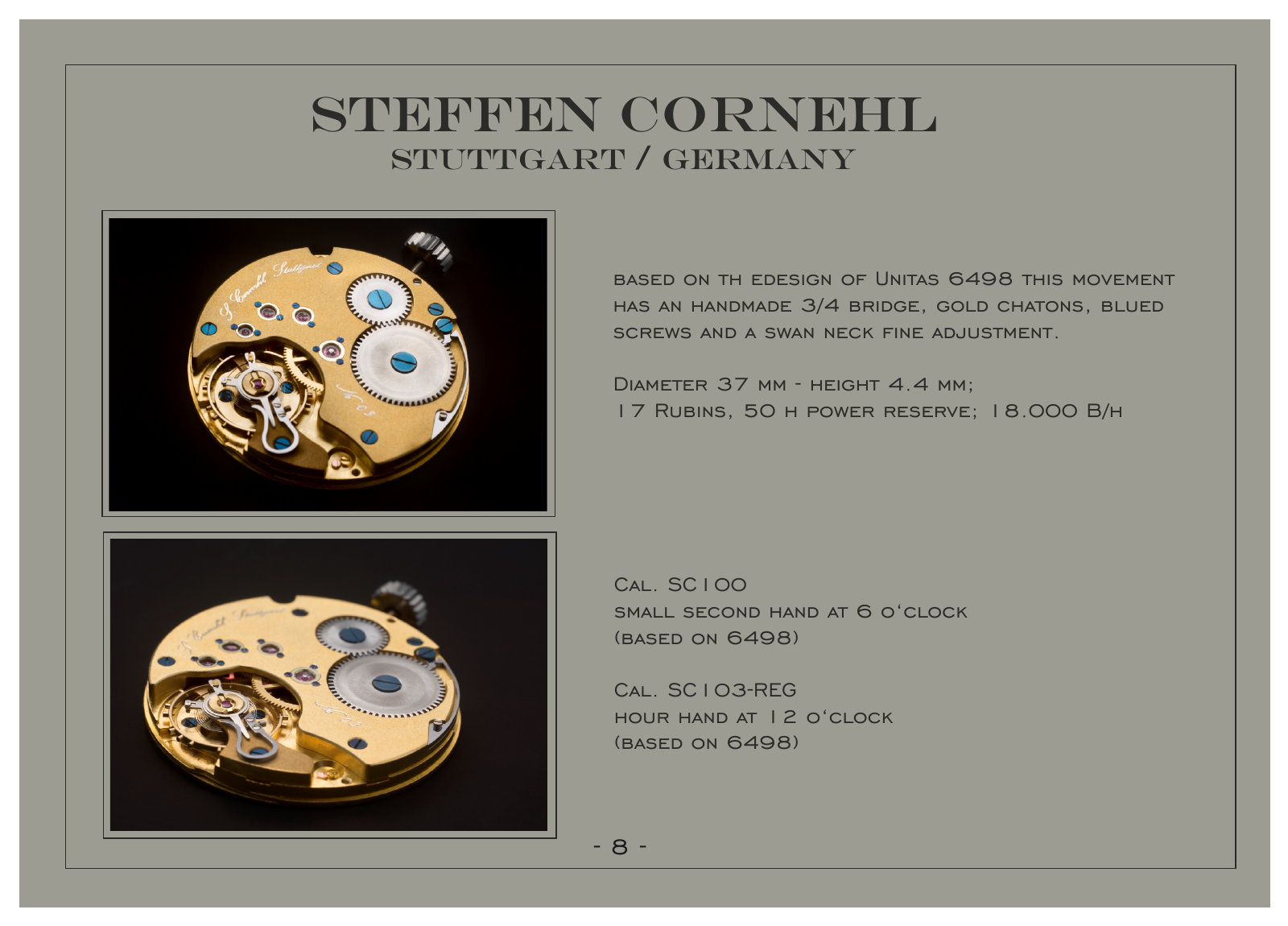 Vorschau Cornehl Watches Catalogue English Seite 9
