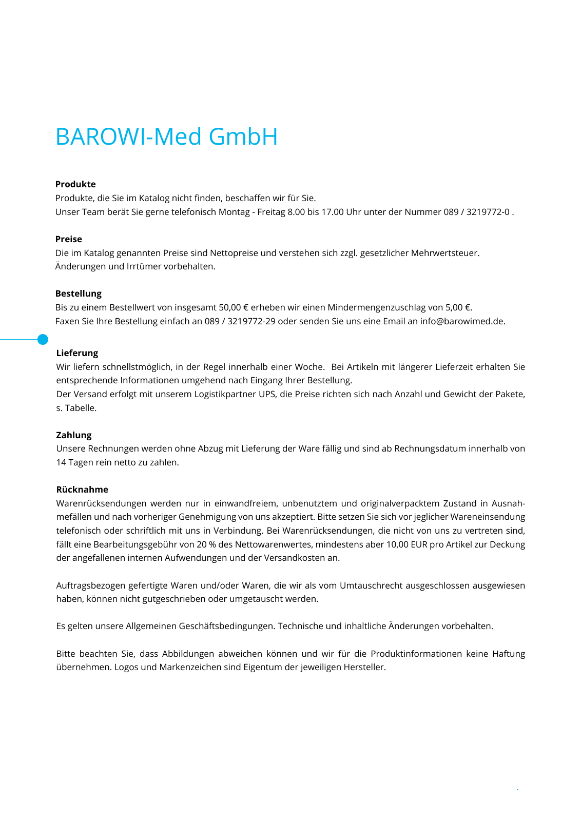 Vorschau BAROWI-Med Katalog 2017 Seite 7