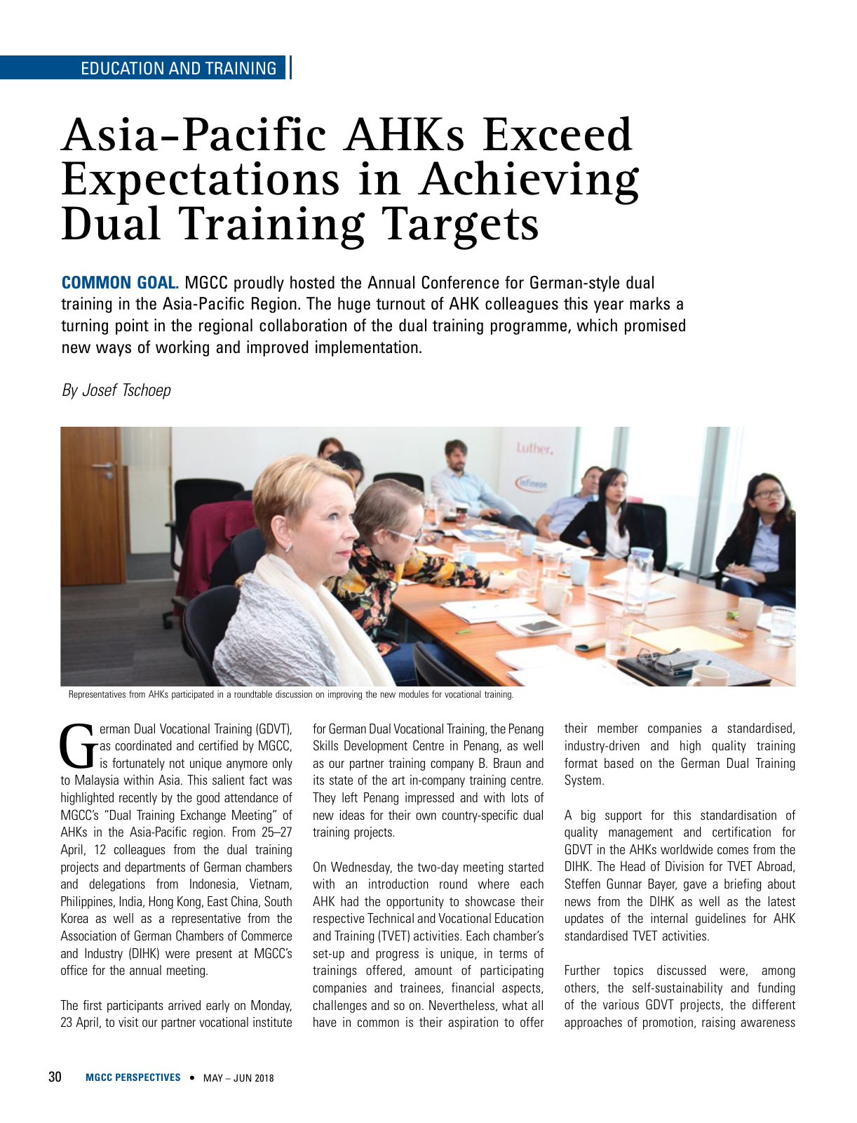 Vorschau MGCC Perspectives May/Jun 2018 Seite 32