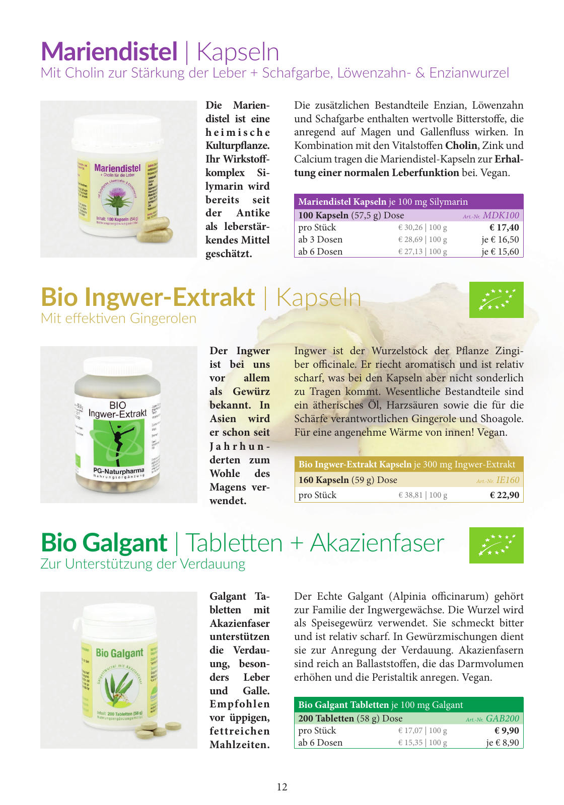 Vorschau Essential Foods PDF-Katalog 2020/2021 Seite 12