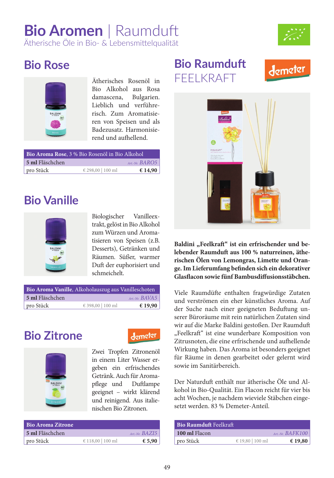Vorschau Essential Foods PDF-Katalog 2020/2021 Seite 49