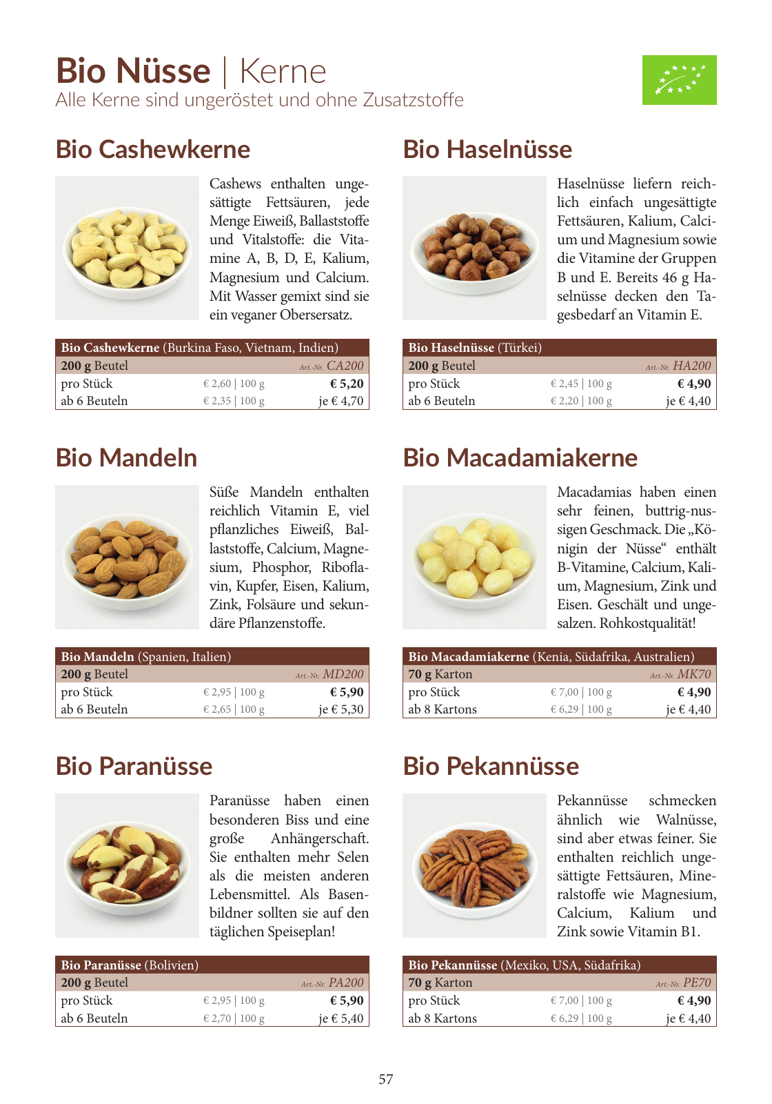 Vorschau Essential Foods PDF-Katalog 2020/2021 Seite 57