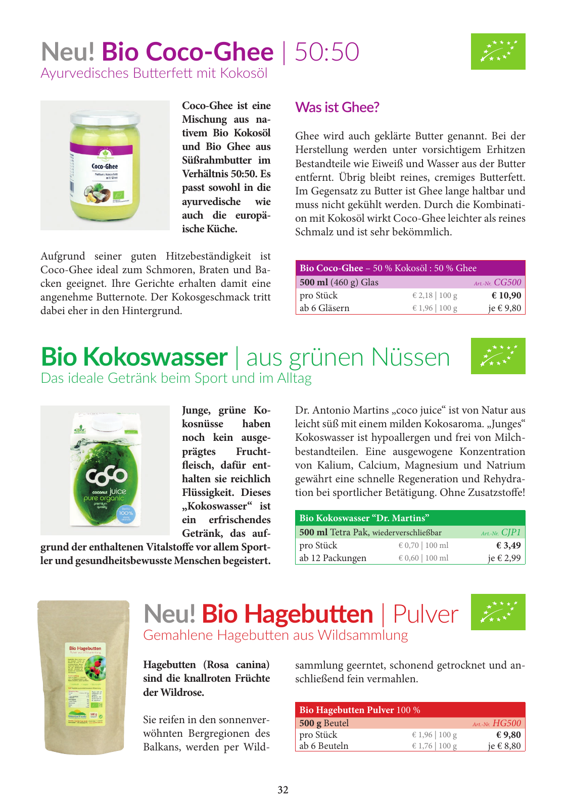 Vorschau Essential Foods PDF-Katalog 2020/2021 Seite 32