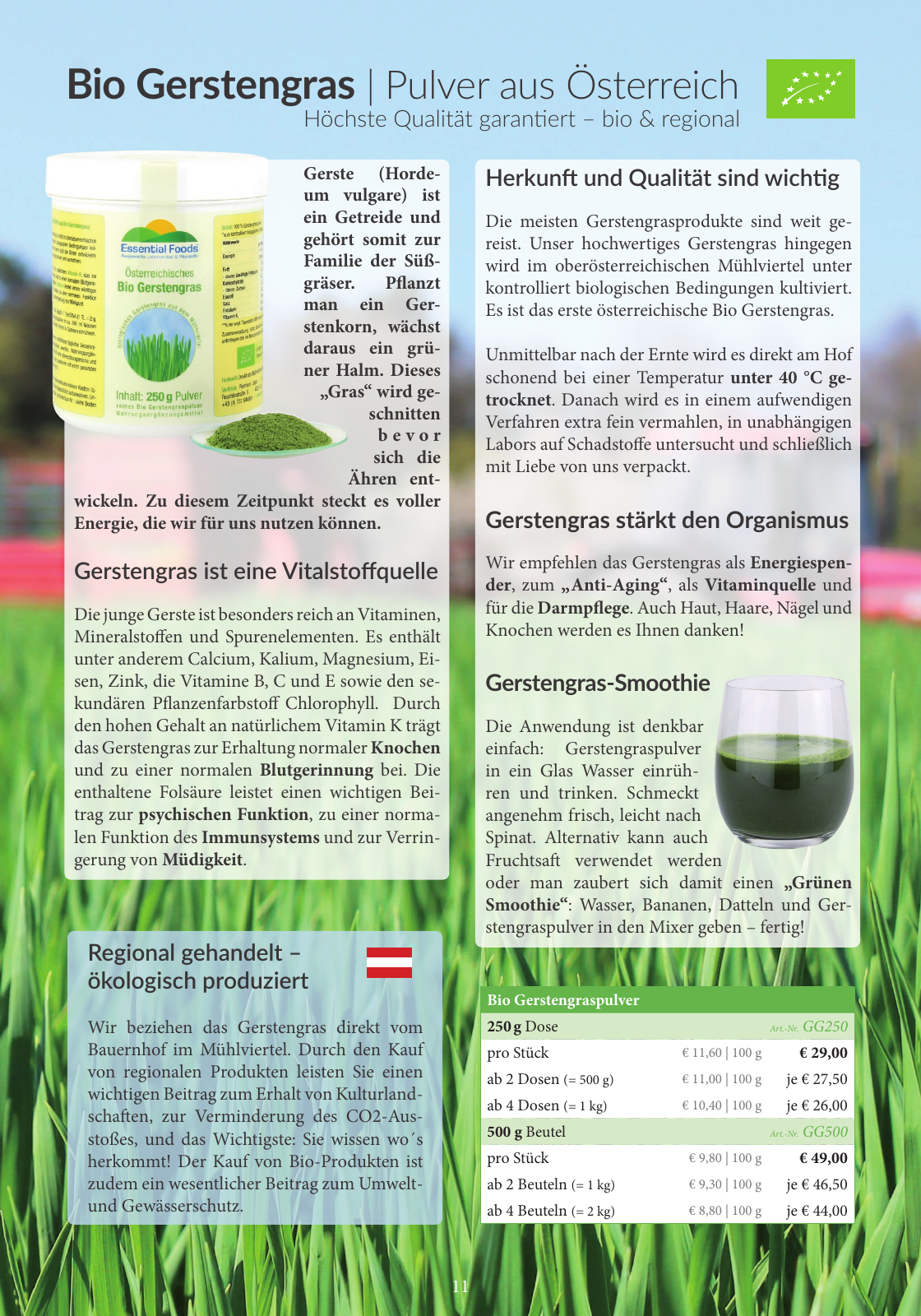 Vorschau Essential Foods PDF-Katalog 2020/2021 Seite 11