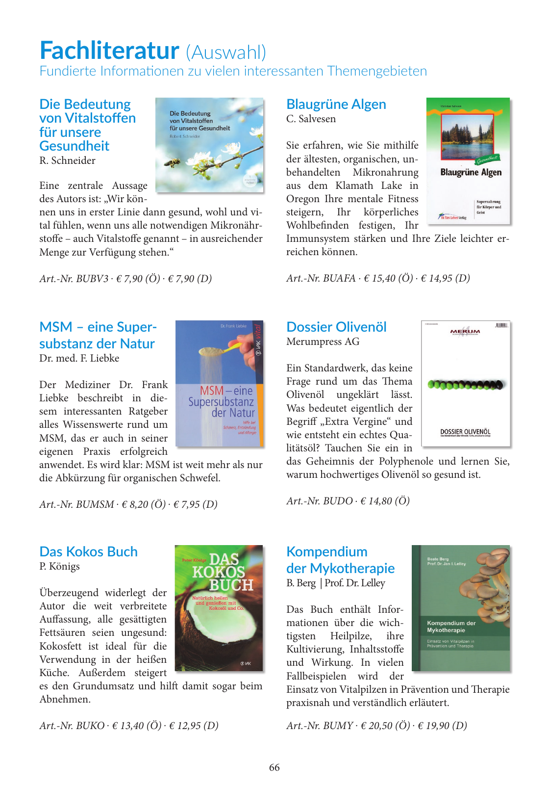 Vorschau Essential Foods PDF-Katalog 2020/2021 Seite 66