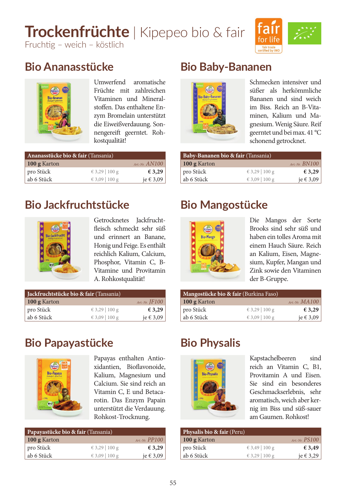 Vorschau Essential Foods PDF-Katalog 2020/2021 Seite 55