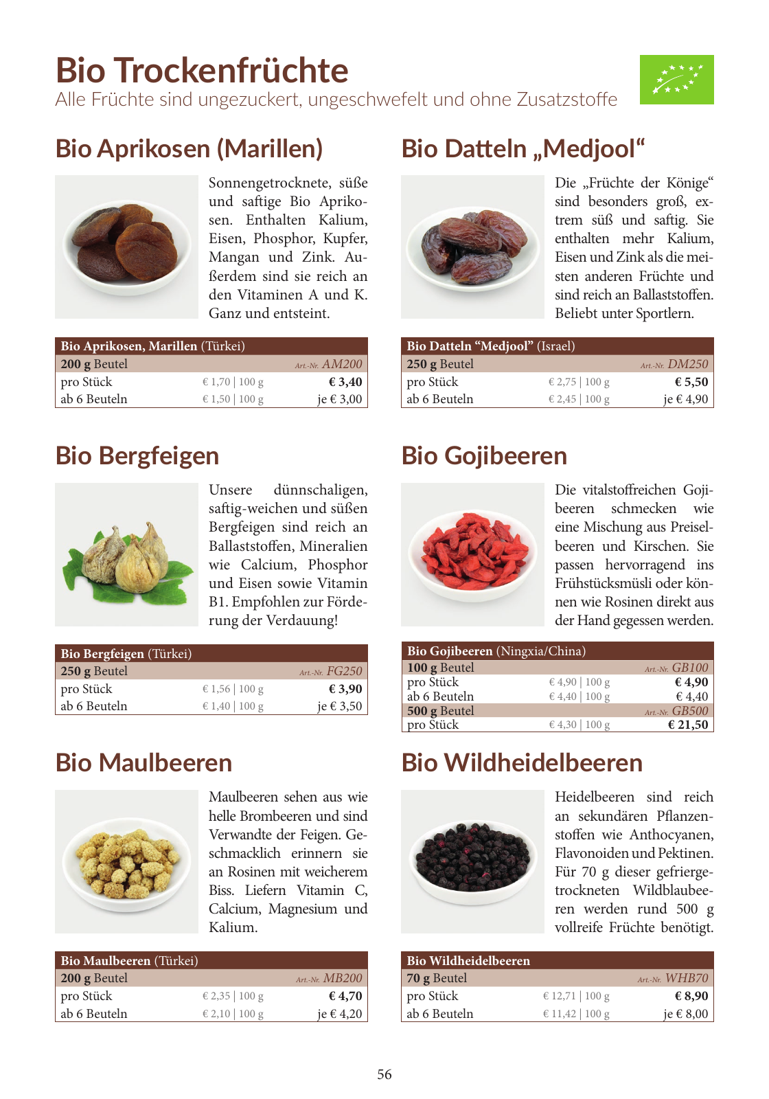 Vorschau Essential Foods PDF-Katalog 2020/2021 Seite 56