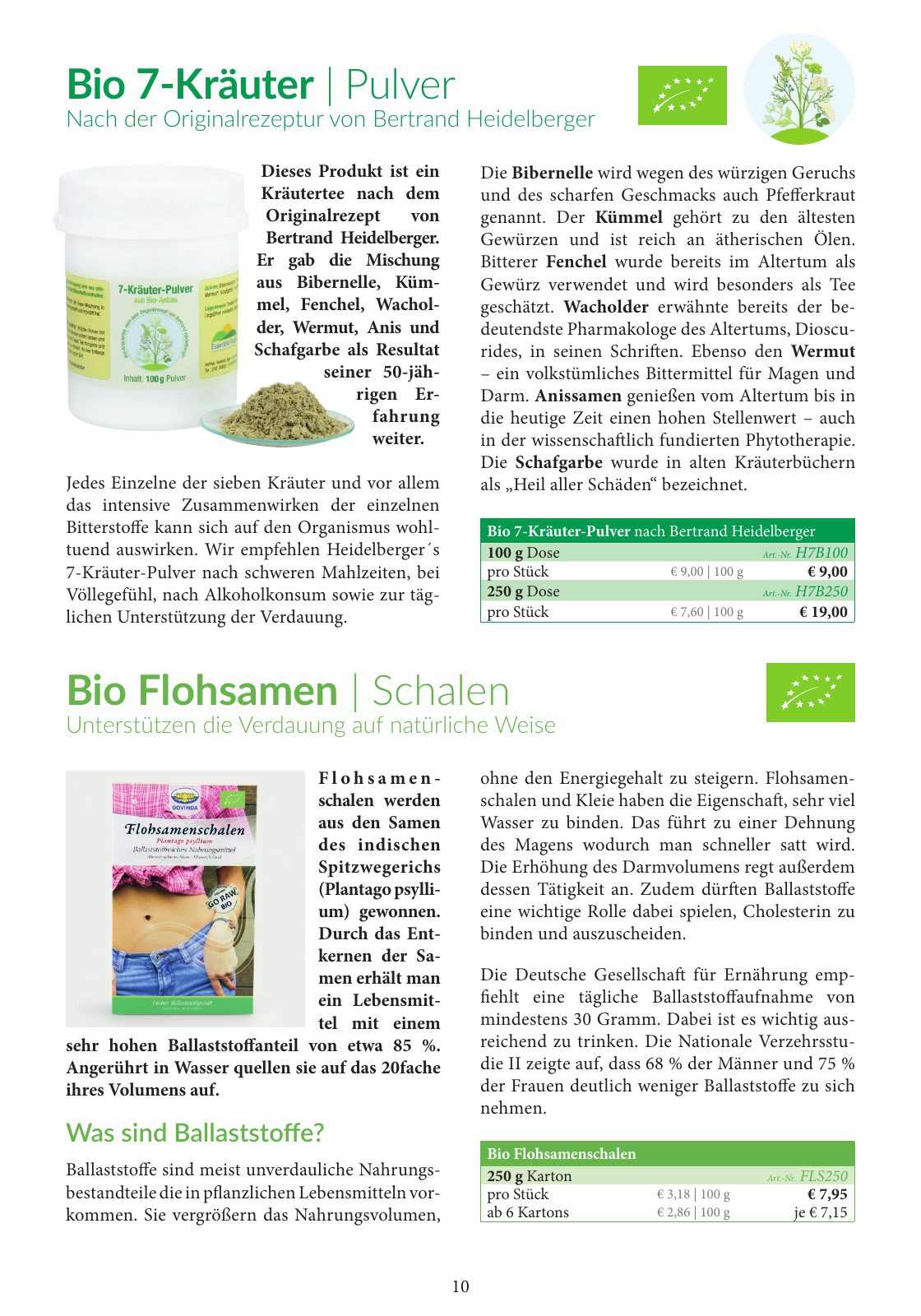 Vorschau Essential Foods PDF-Katalog 2020/2021 Seite 10