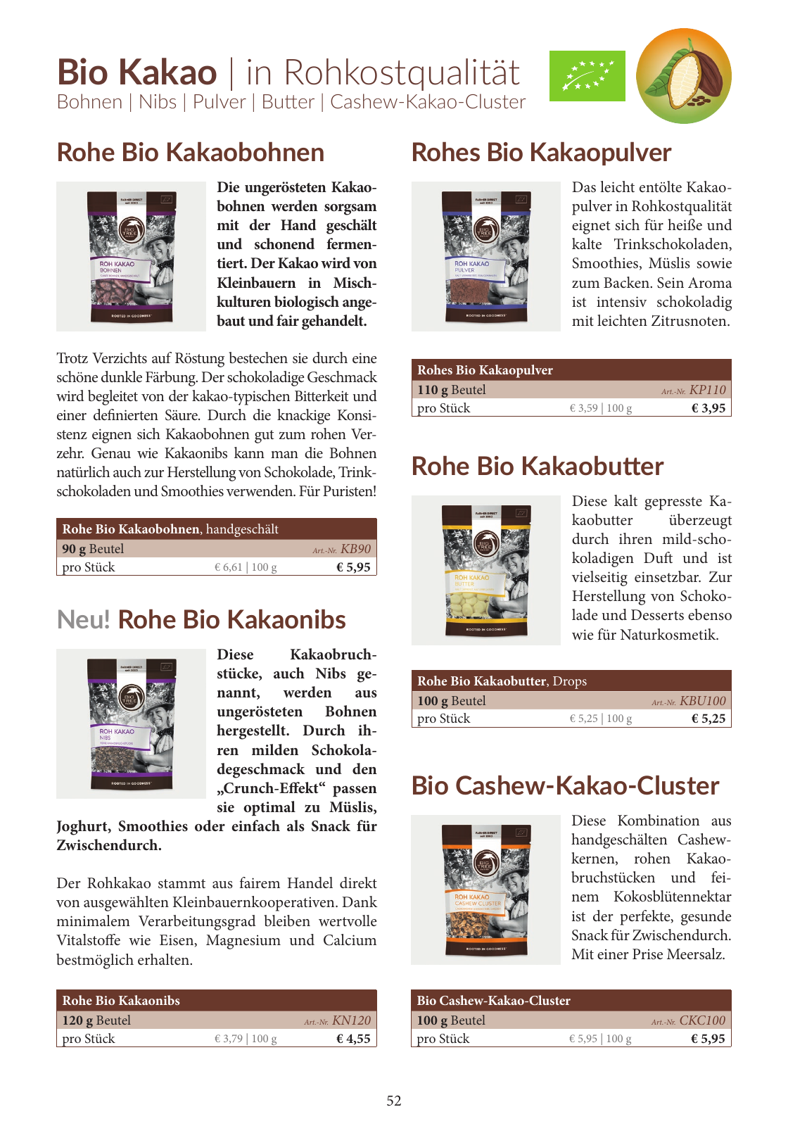 Vorschau Essential Foods PDF-Katalog 2020/2021 Seite 52