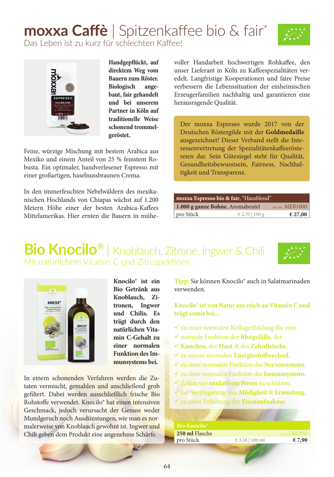 Vorschau Essential Foods PDF-Katalog 2020/2021 Seite 64