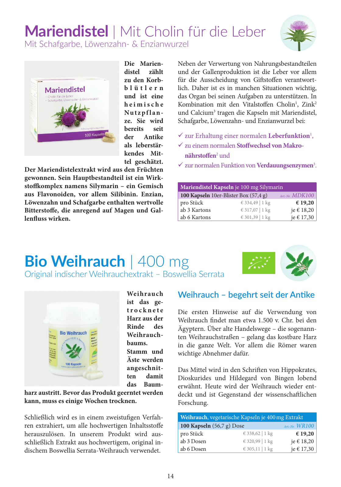 Vorschau Essential Foods Produktkatalog 2023 Seite 14