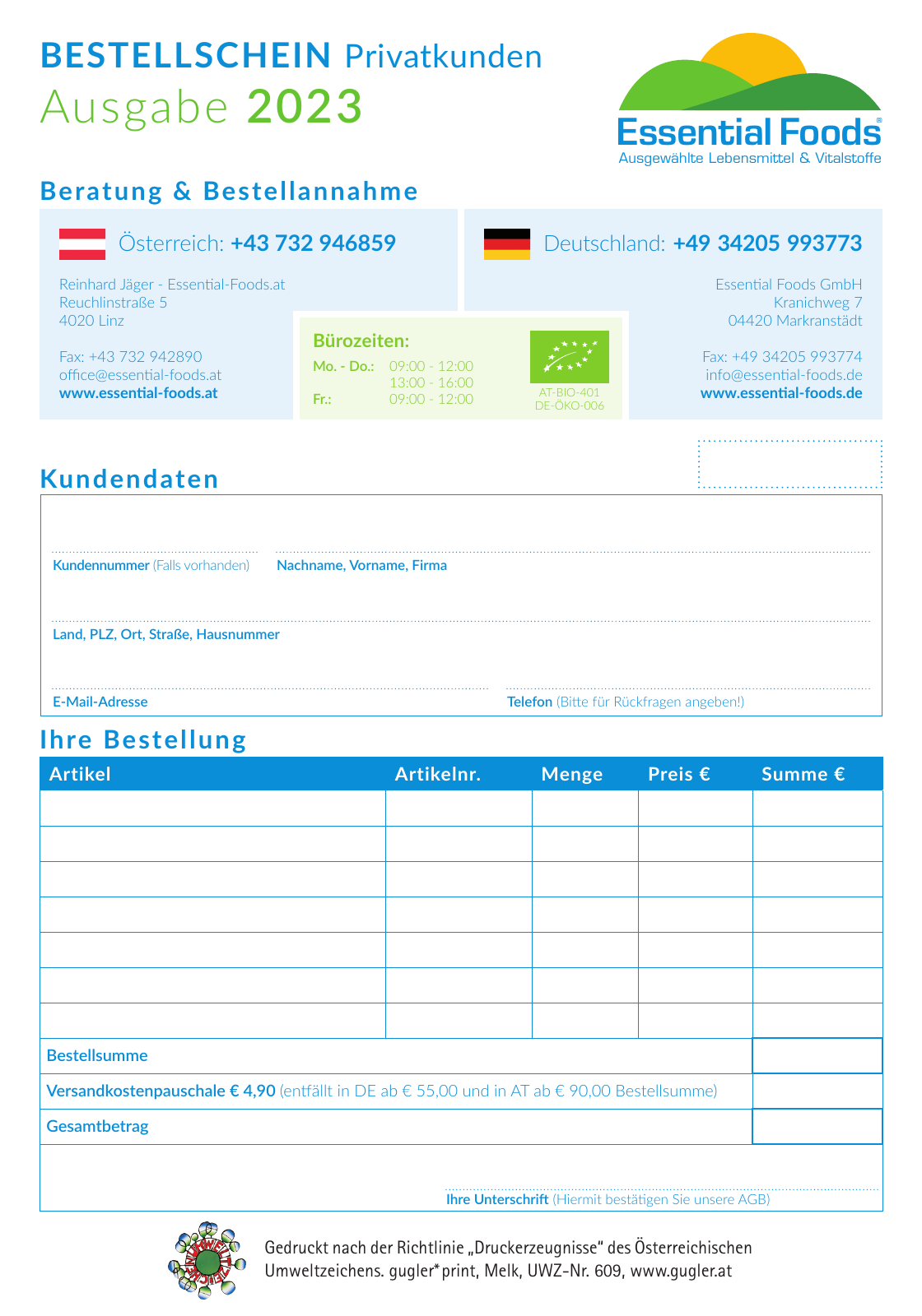 Vorschau Essential Foods Produktkatalog 2023 Seite 72