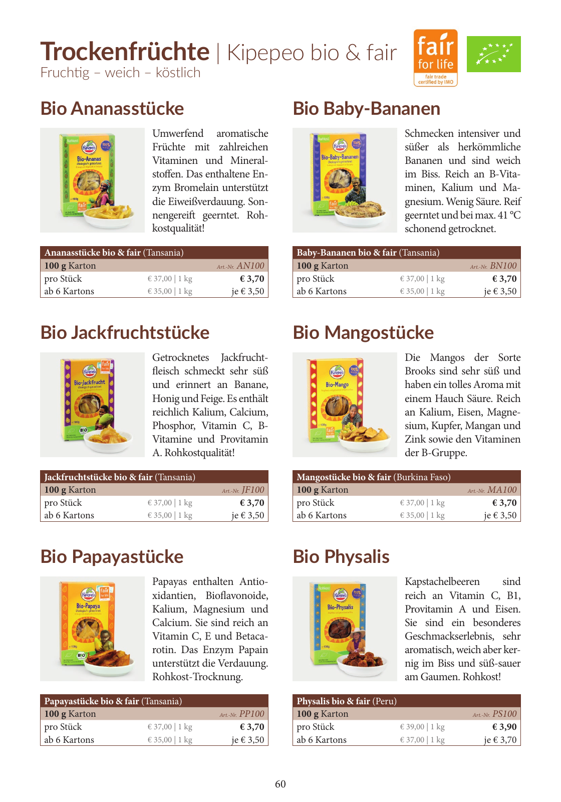 Vorschau Essential Foods Produktkatalog 2023 Seite 60