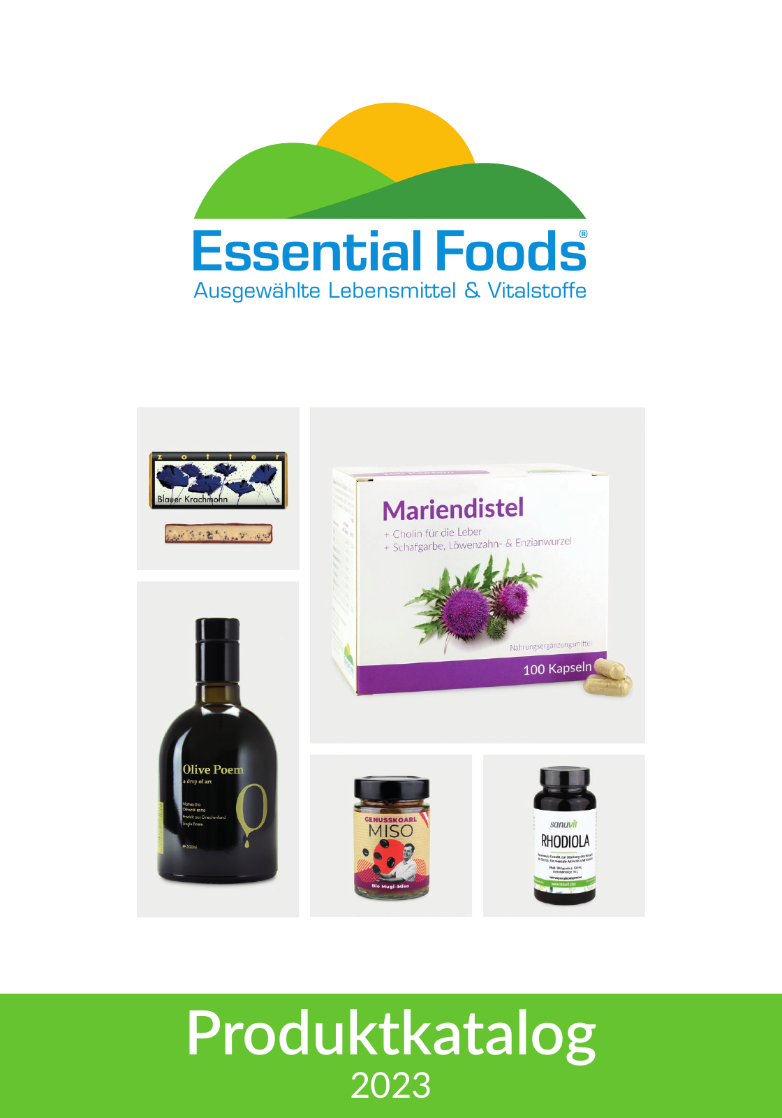 Vorschau Essential Foods Produktkatalog 2023 Seite 1