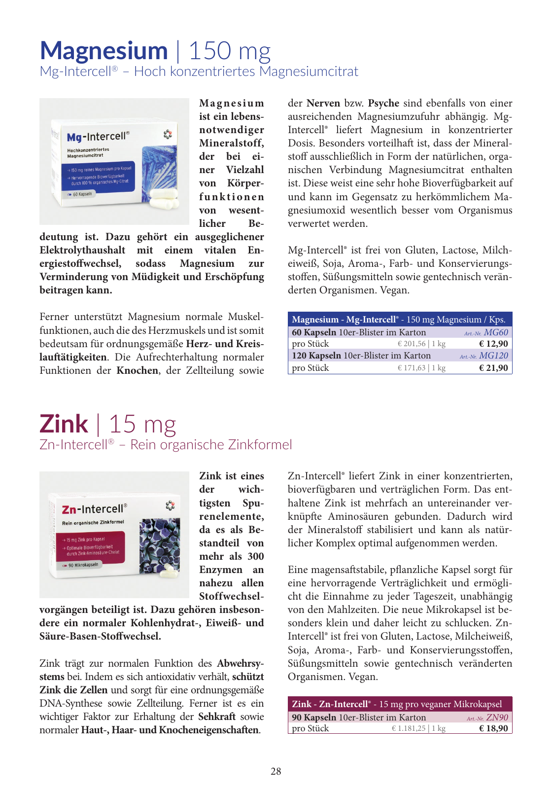 Vorschau Essential Foods Produktkatalog 2023 Seite 28