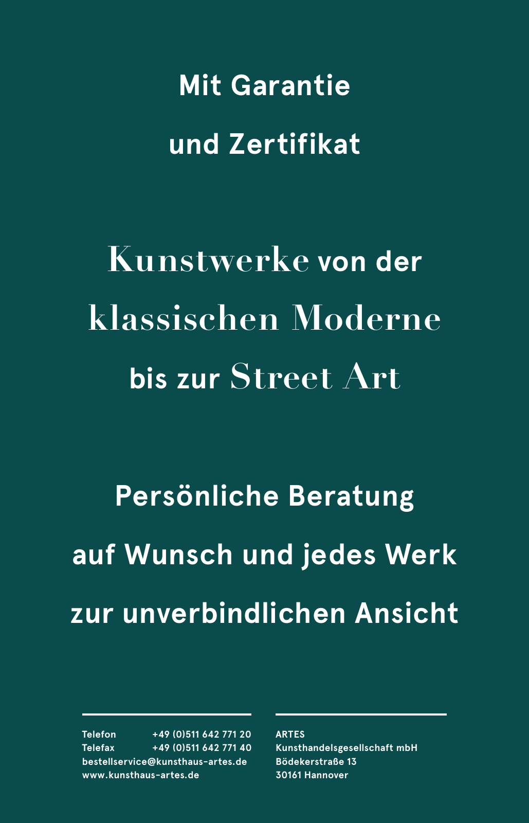 Vorschau Artes Katalog Winter 2018_19_Vollversion Seite 2