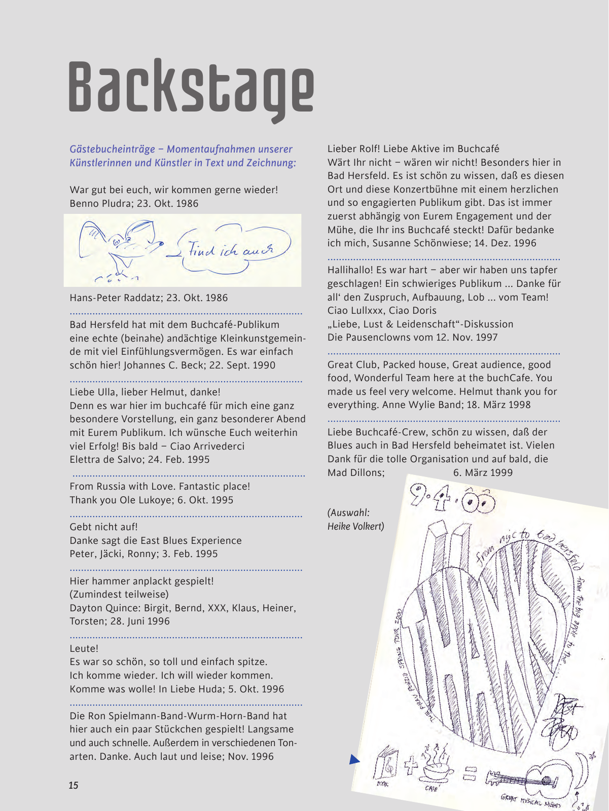 Vorschau buchcafe Festschrift 2019 Seite 15