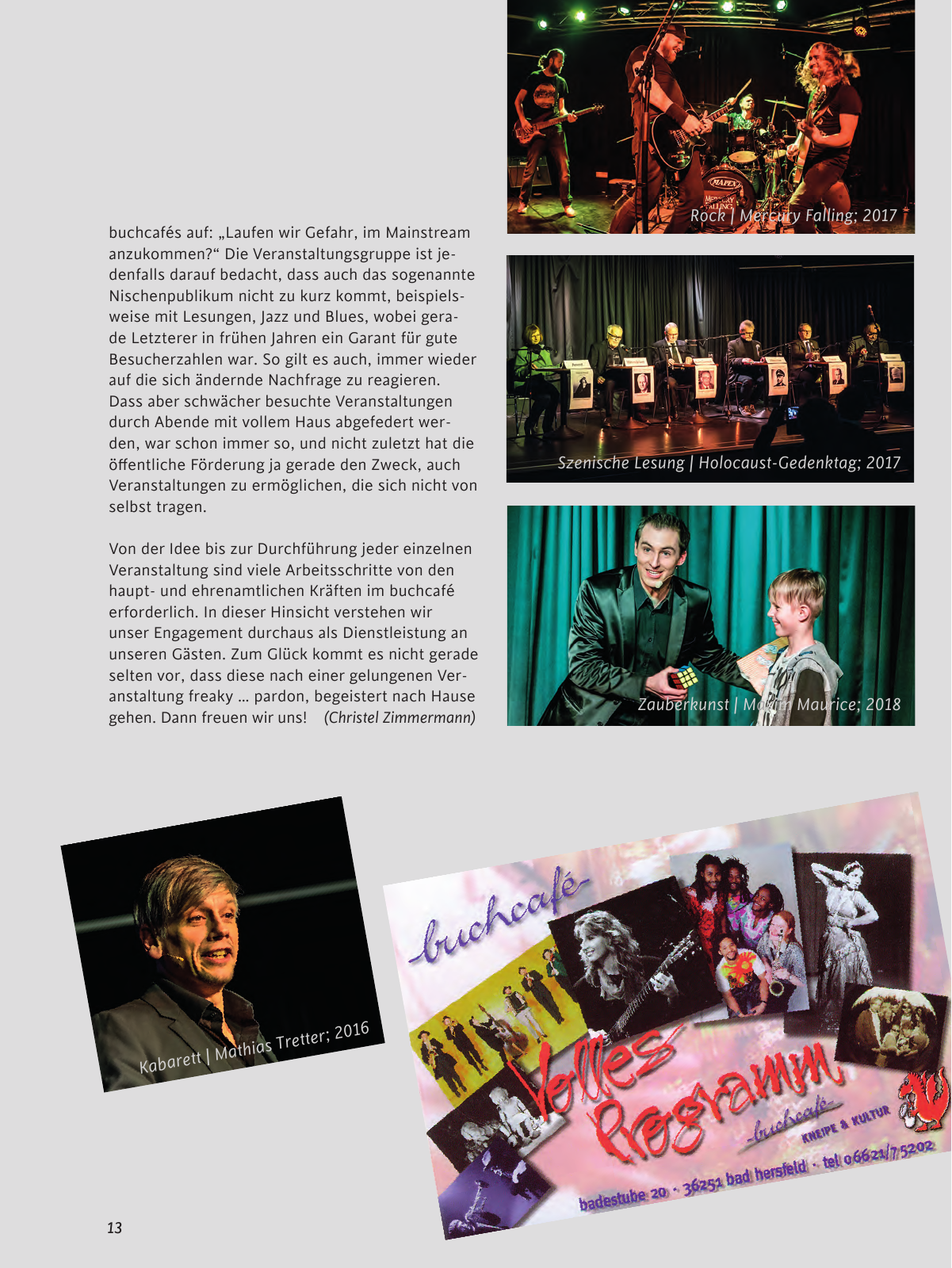 Vorschau buchcafe Festschrift 2019 Seite 13