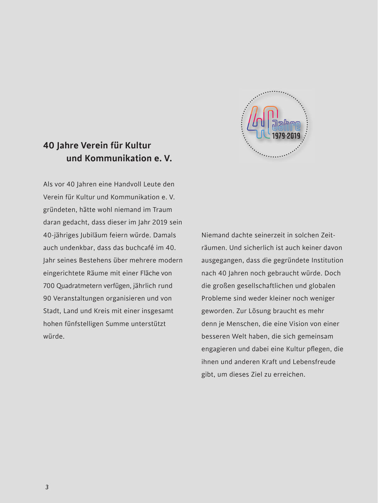 Vorschau buchcafe Festschrift 2019 Seite 3