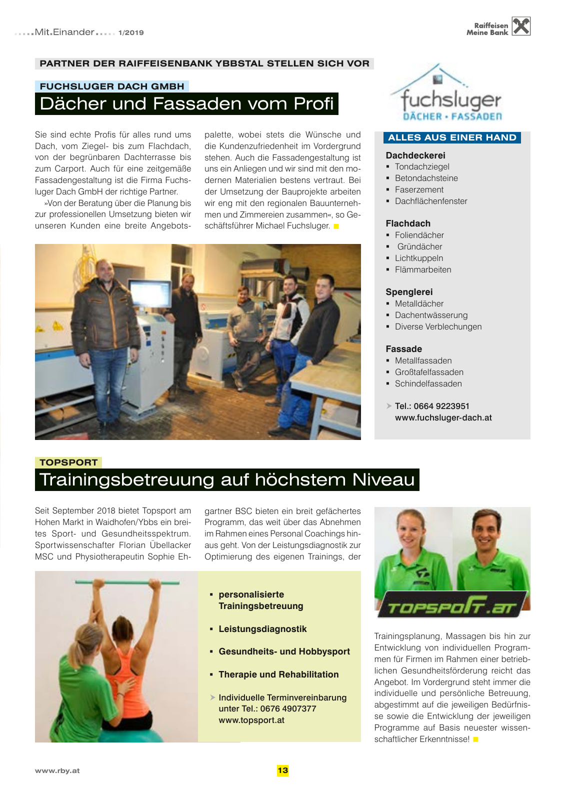 Vorschau Mit.Einander RBY 1/2019 Seite 13