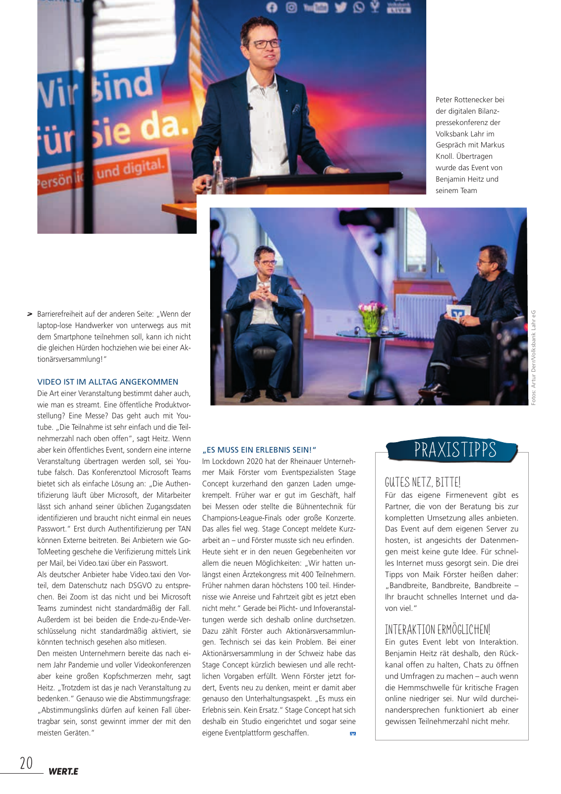 Vorschau Wert.e - Ausgabe 5 Seite 20