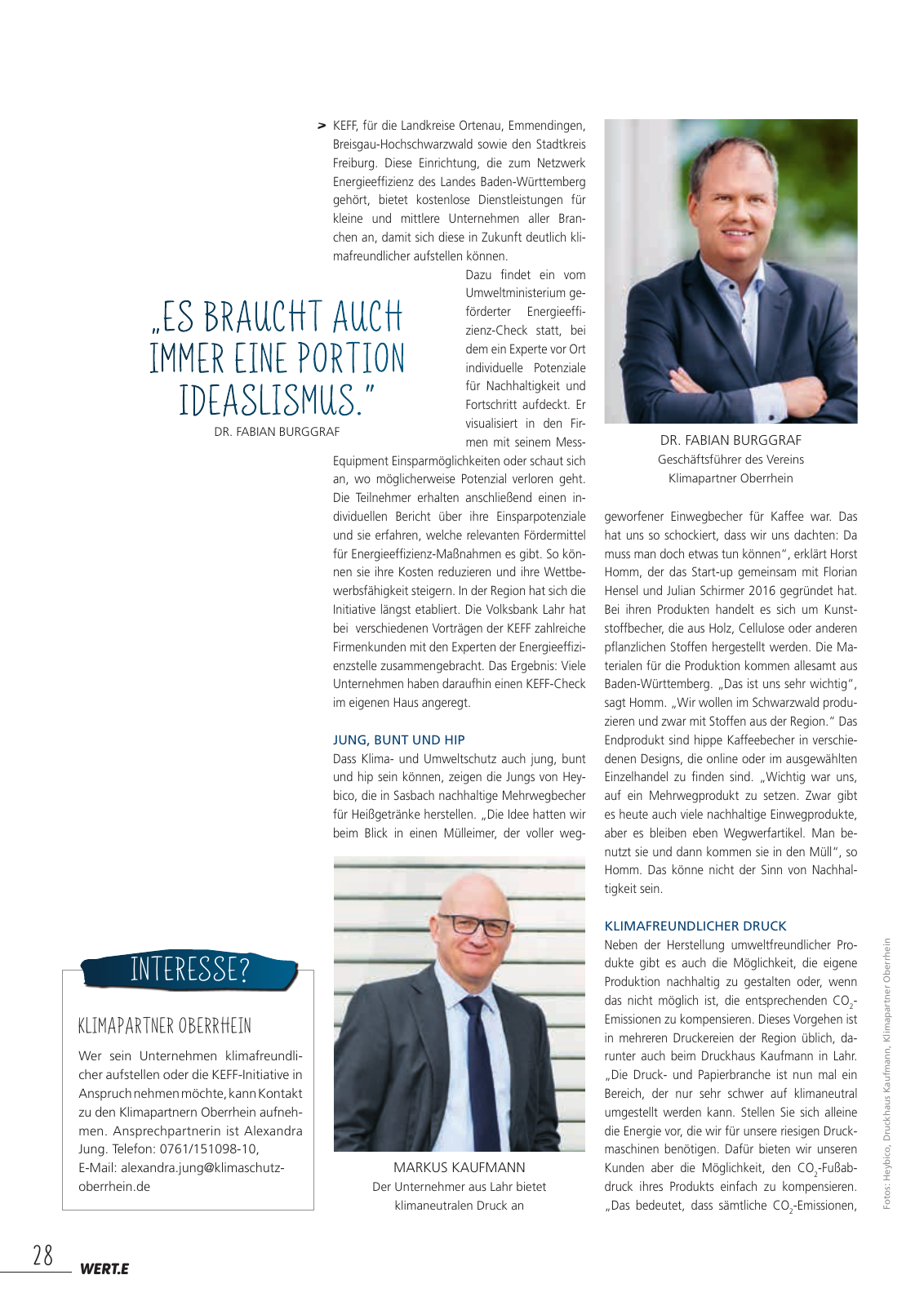 Vorschau Wert.e - Ausgabe 5 Seite 28