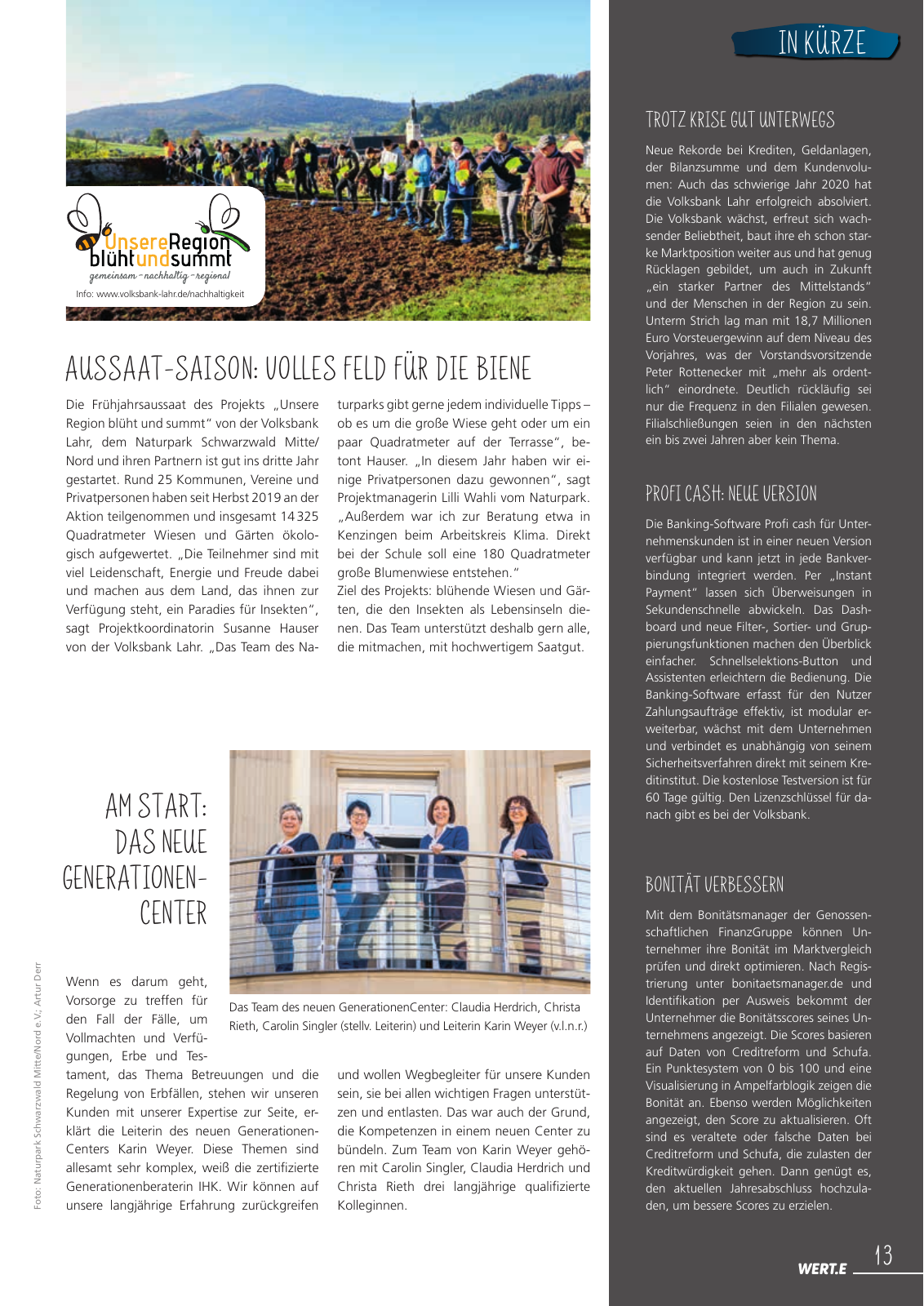 Vorschau Wert.e - Ausgabe 5 Seite 13