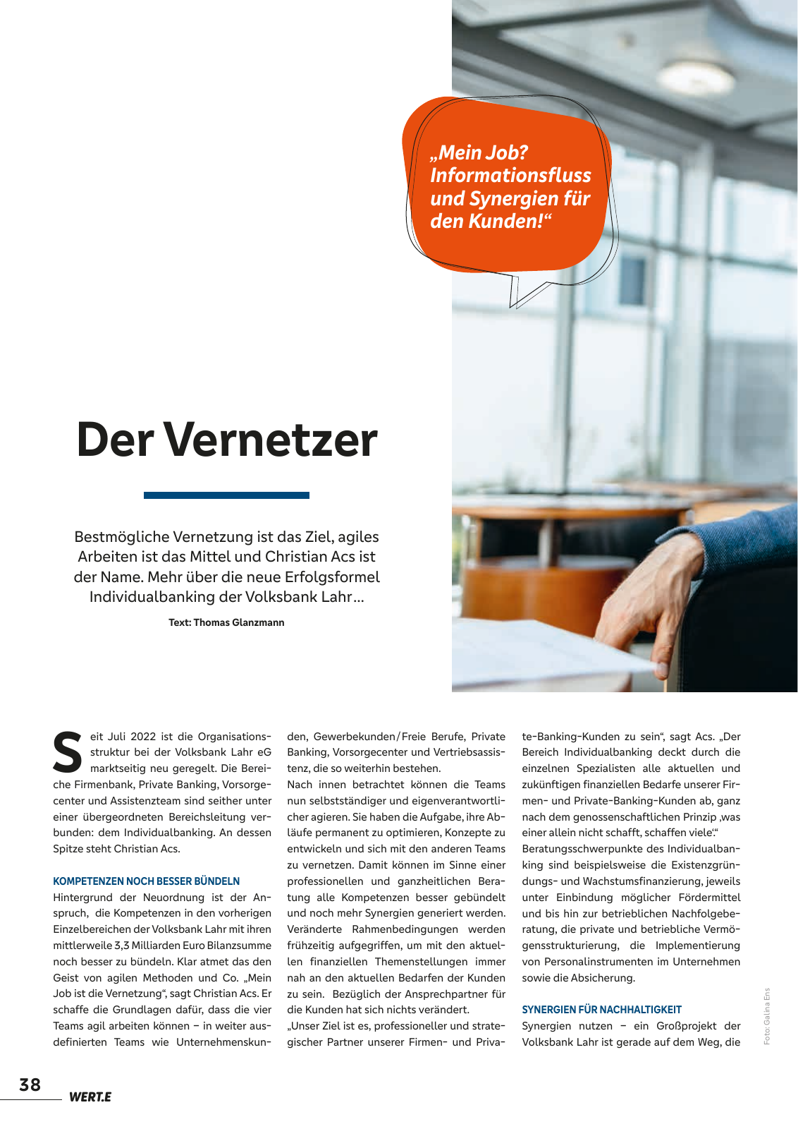 Vorschau Wert.e - Ausgabe 9 Seite 38