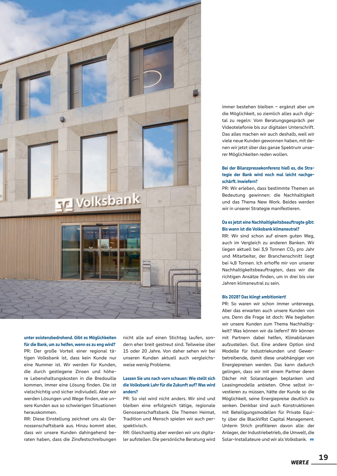 Vorschau Wert.e - Ausgabe 9 Seite 19