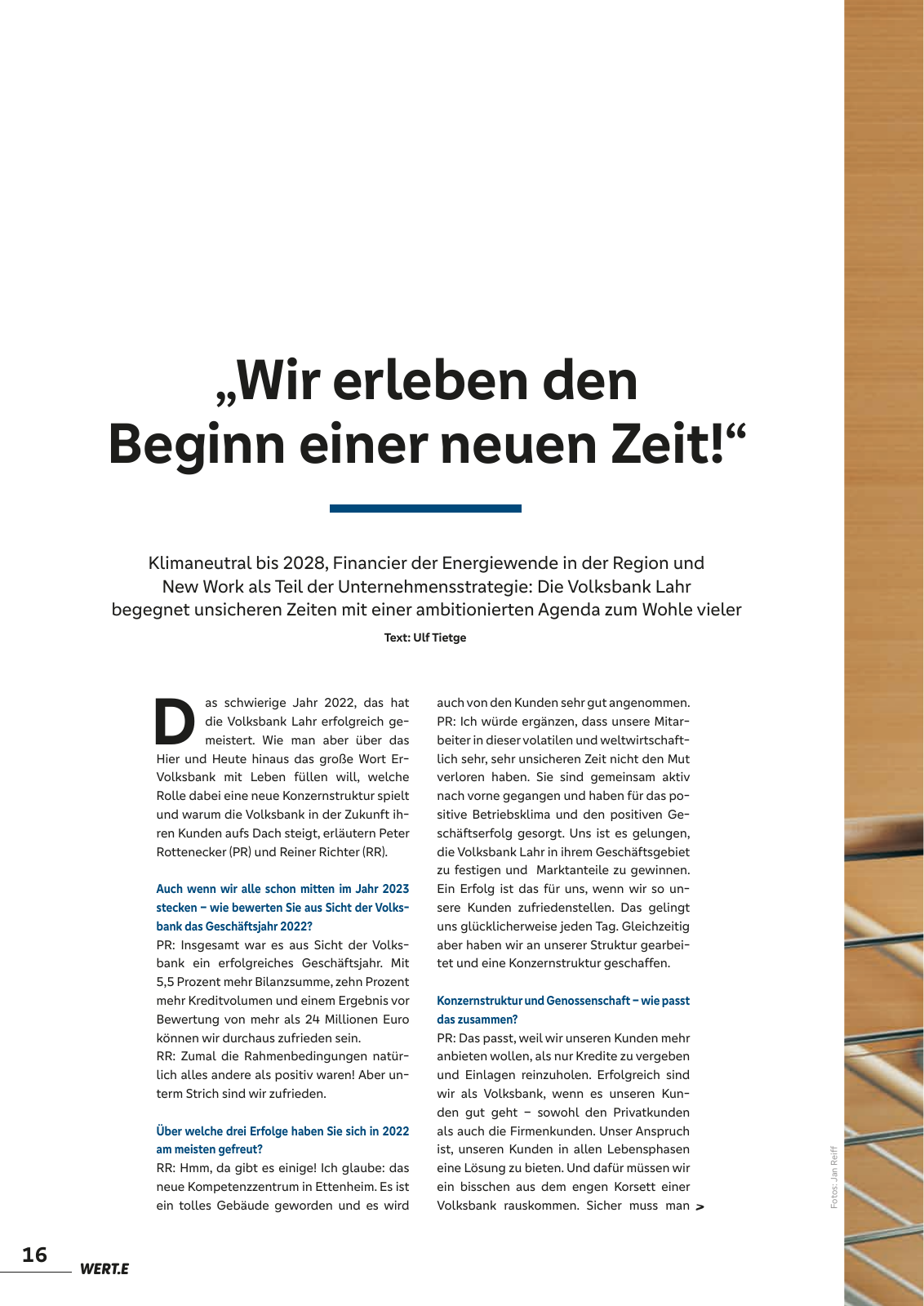 Vorschau Wert.e - Ausgabe 9 Seite 16