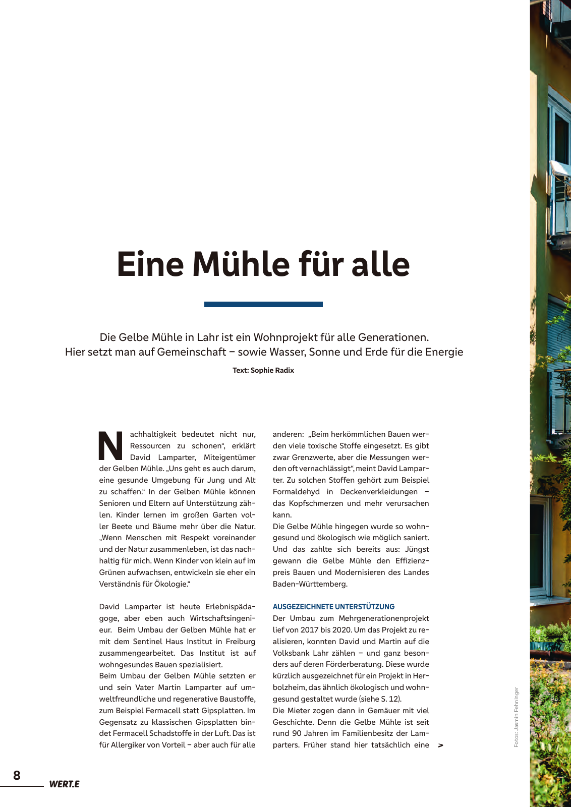 Vorschau Wert.e - Ausgabe 10 Seite 8